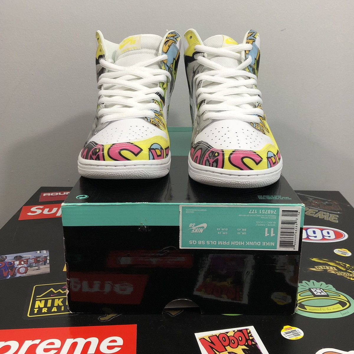 Nike Nike SB Dunk High QS ‘De La Soul’ Size US 11 / EU 44 - 3 Thumbnail