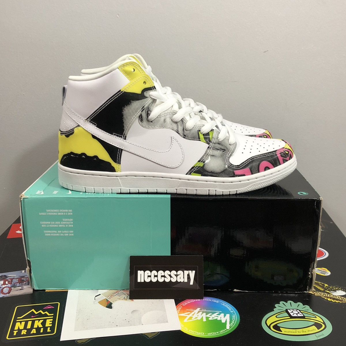 Nike Nike SB Dunk High QS ‘De La Soul’ Size US 11 / EU 44 - 5 Thumbnail