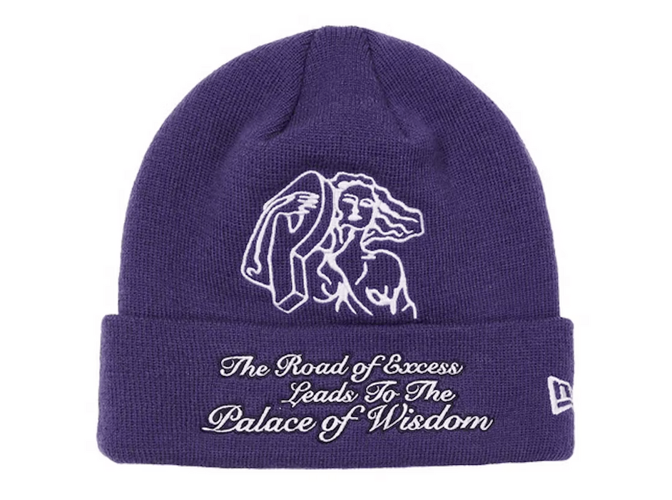Palace Palace PStatue New Era Beanie Purple Grailed