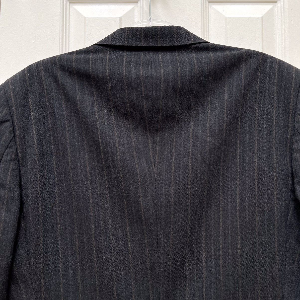 Burberry Vintage BURBERRYS Striped Wool Suit Jacket Sport Coat Blazer Size 40R - 8 Thumbnail