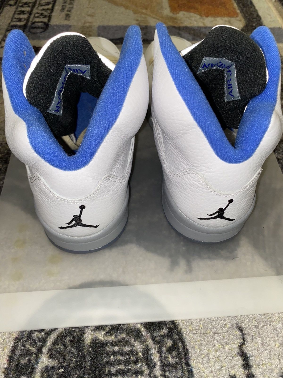 Jordan Brand × Nike Jordan 5 Retro White Stealth (2021) Size US 8.5 / EU 41-42 - 5 Thumbnail