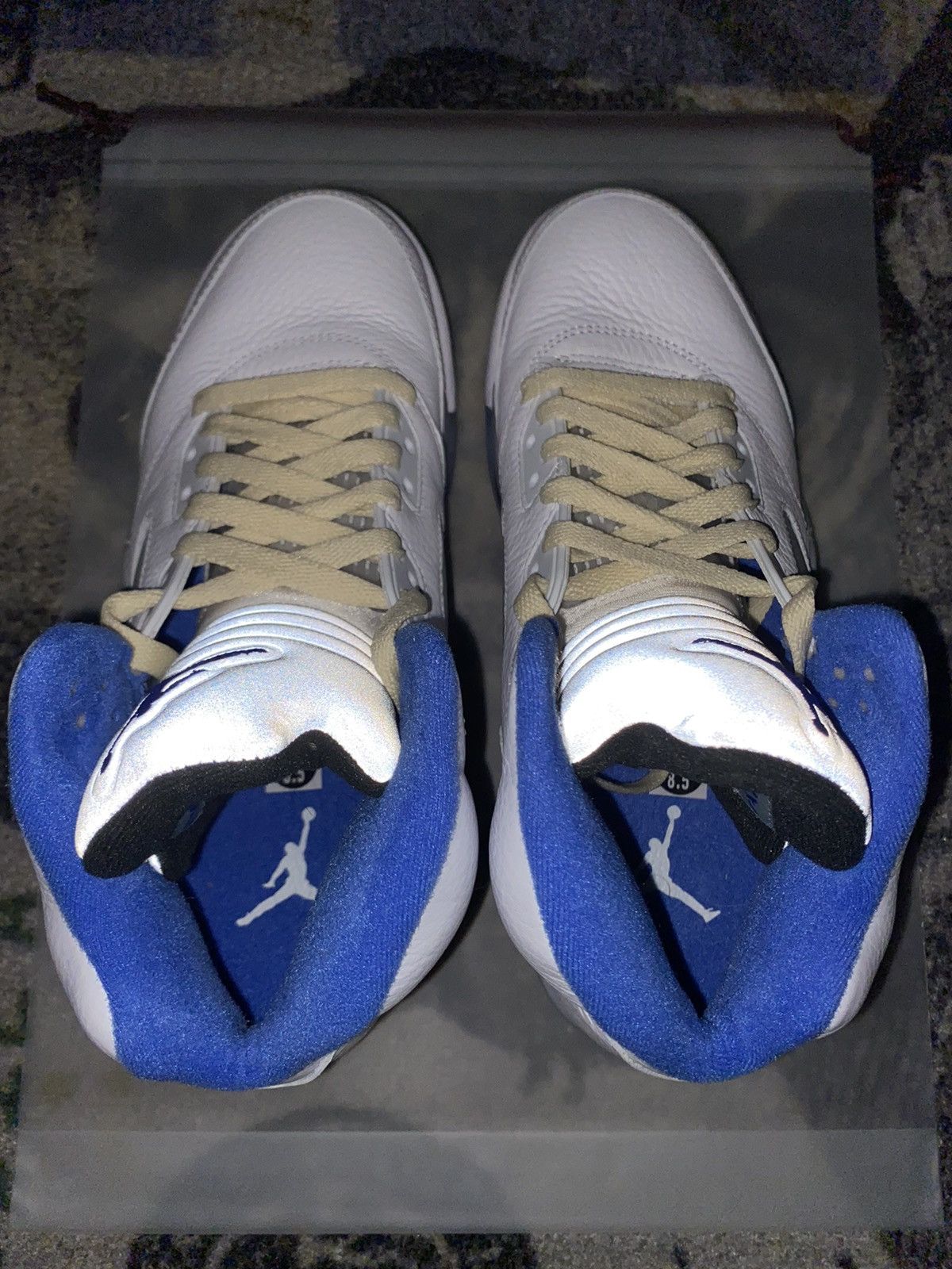 Jordan Brand × Nike Jordan 5 Retro White Stealth (2021) Size US 8.5 / EU 41-42 - 4 Thumbnail