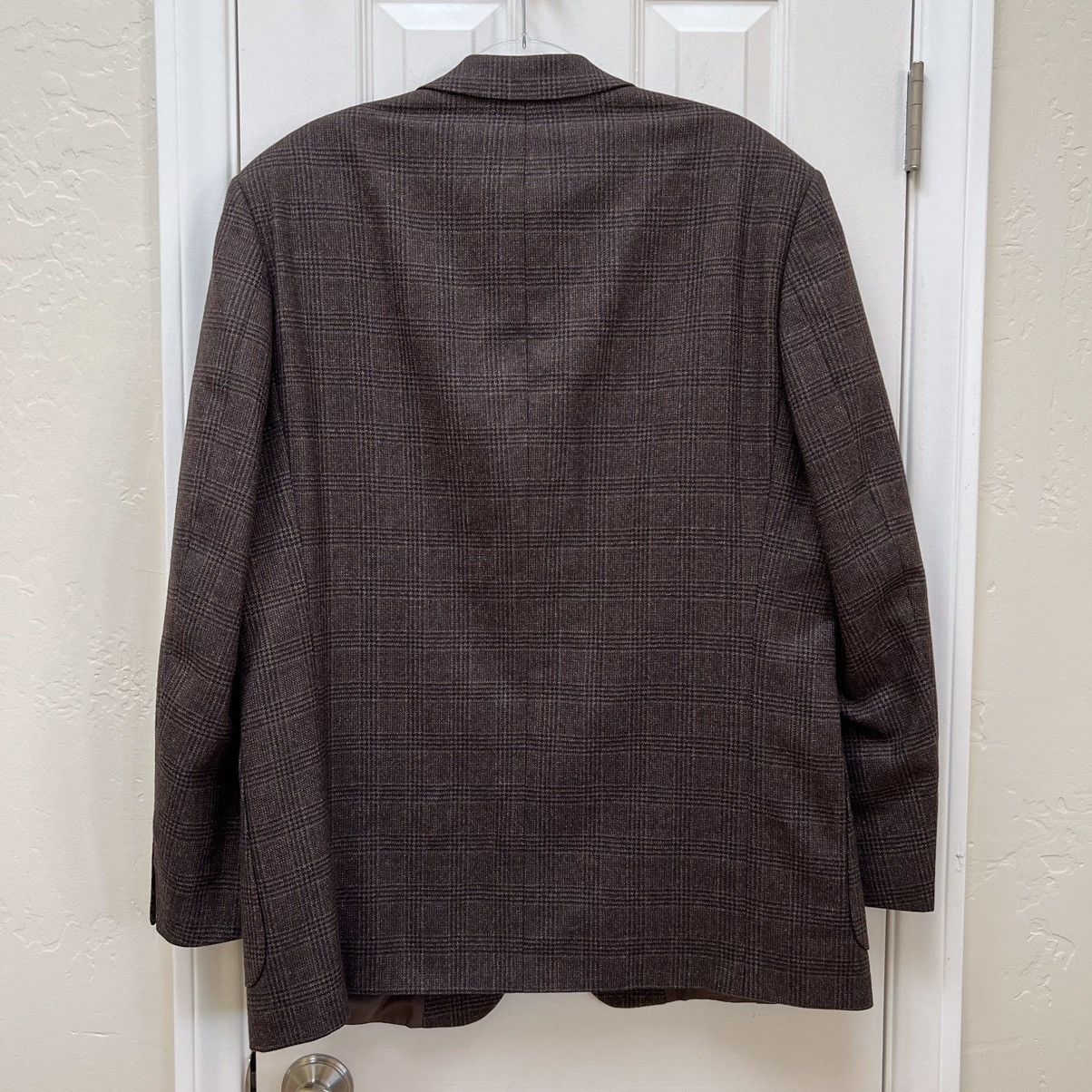 Hugo Boss Hugo Boss Edison Plaid Wool Blazer • Vintage Union-Made USA Size 44R - 6 Thumbnail
