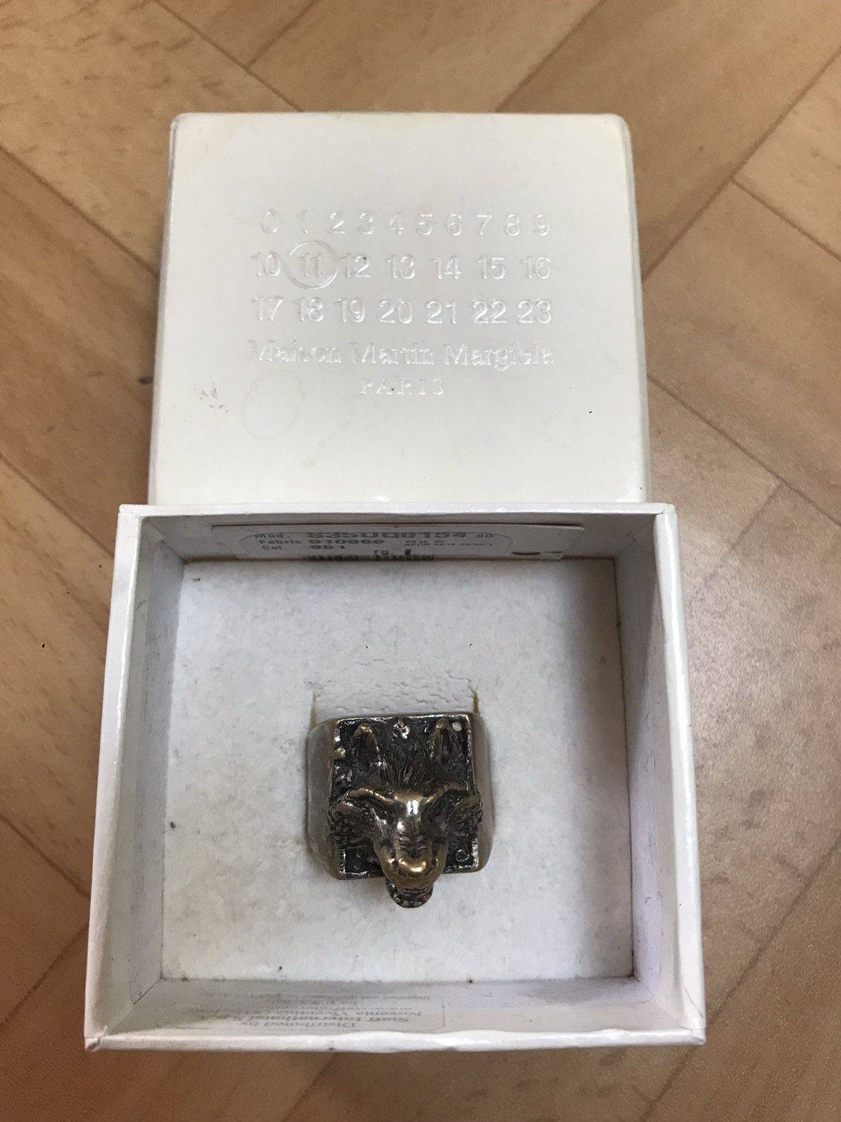 Maison Margiela Maison Martin Margiela Silver Wolf Ring