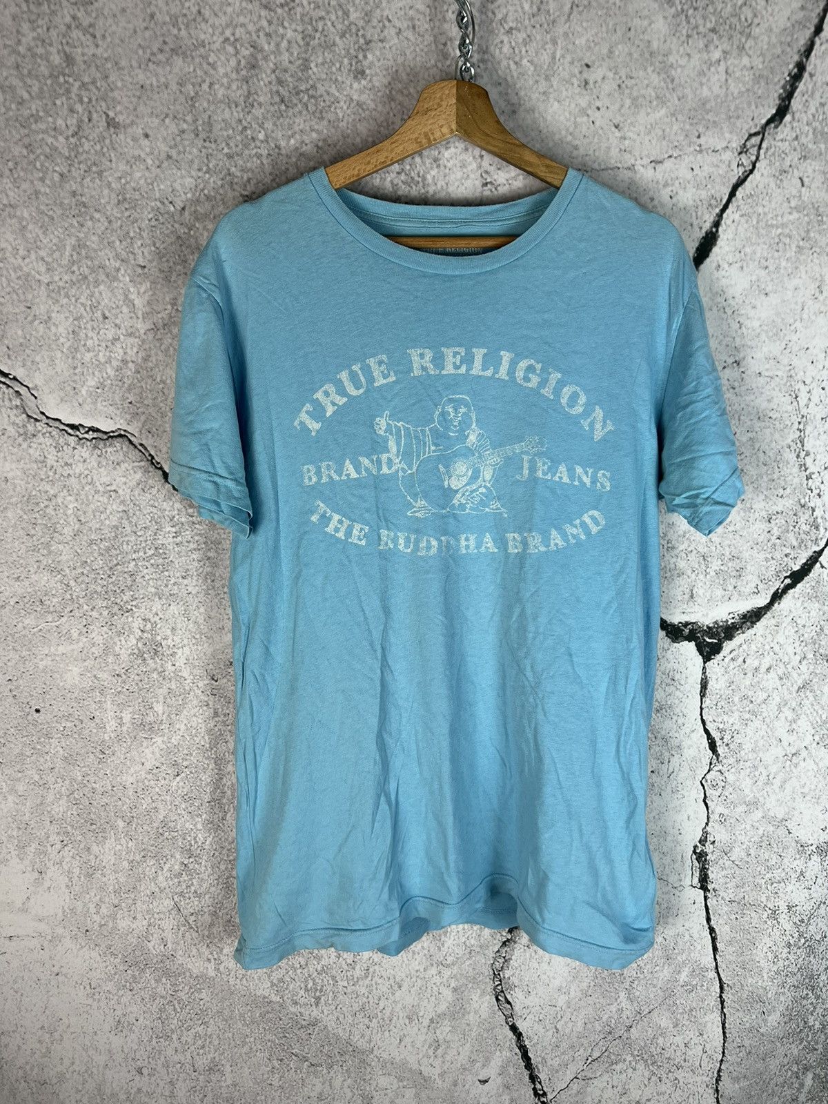 Japanese Brand Vintage True Religion T-Shirt Big Logo Eagle Mens Size M Size US M / EU 48-50 / 2 - 1 Thumbnail