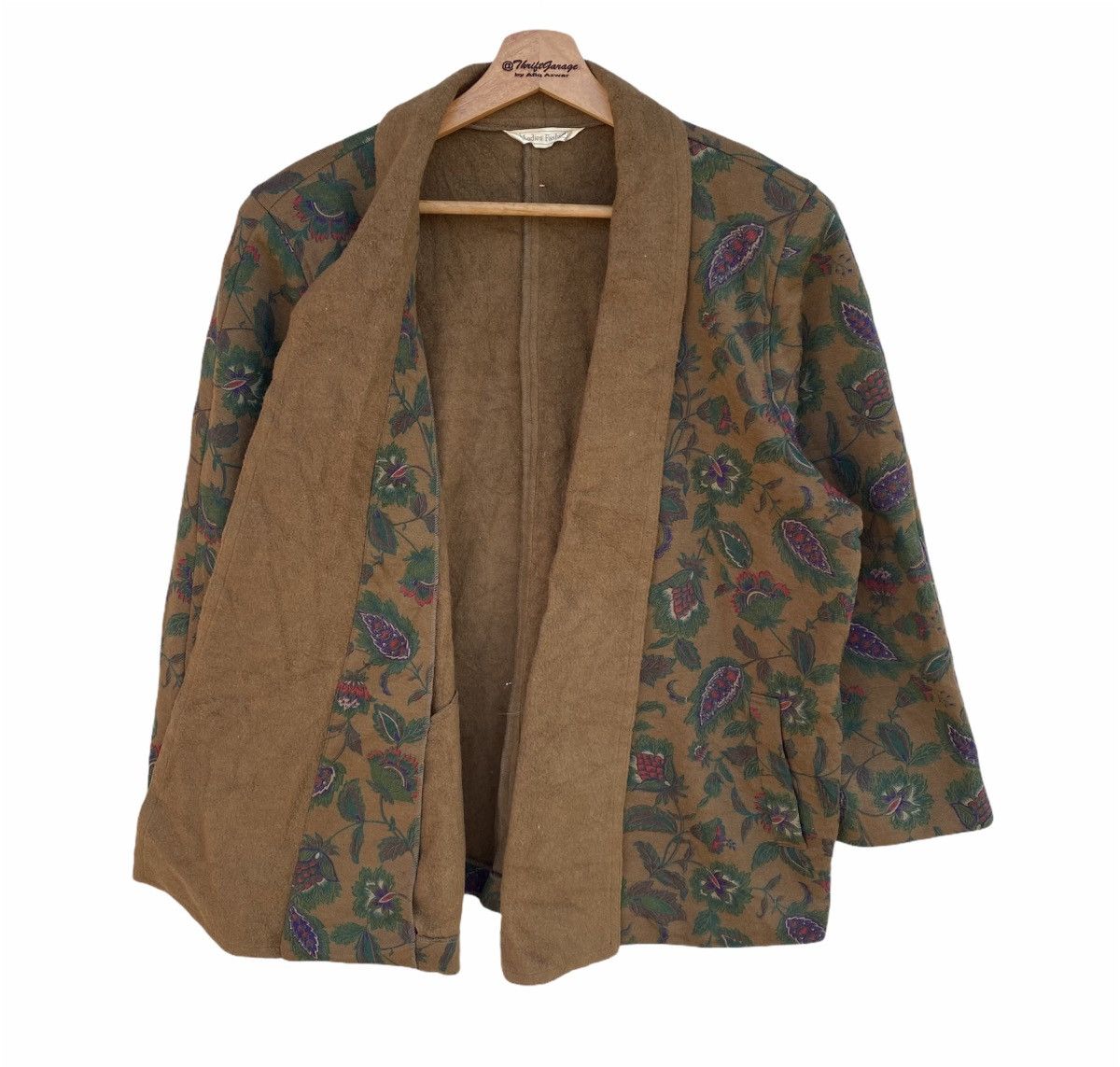 Japanese Brand Vtg Japanese Brand Paisley Printed Pullover Wool Jacket Size US M / EU 48-50 / 2 - 4 Thumbnail