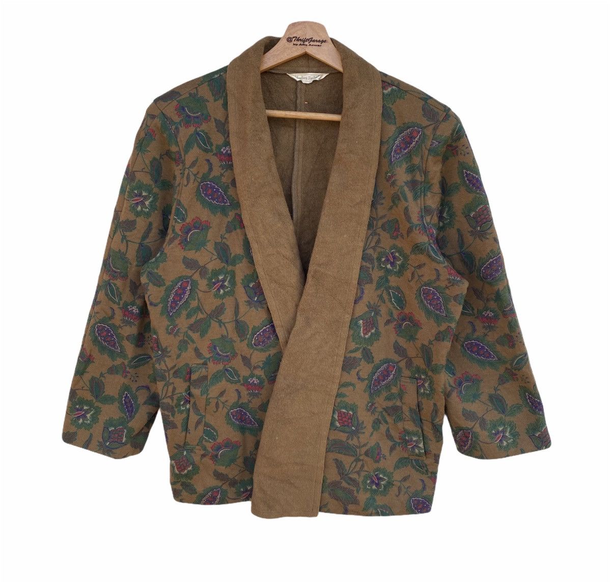 Japanese Brand Vtg Japanese Brand Paisley Printed Pullover Wool Jacket Size US M / EU 48-50 / 2 - 1 Thumbnail