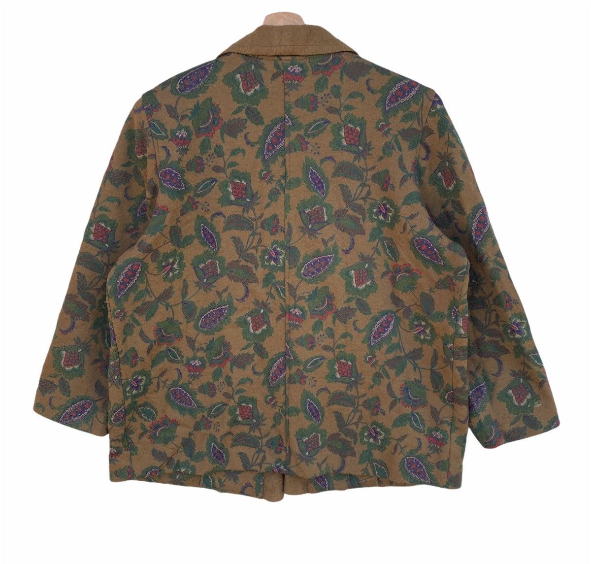 Japanese Brand Vtg Japanese Brand Paisley Printed Pullover Wool Jacket Size US M / EU 48-50 / 2 - 5 Thumbnail