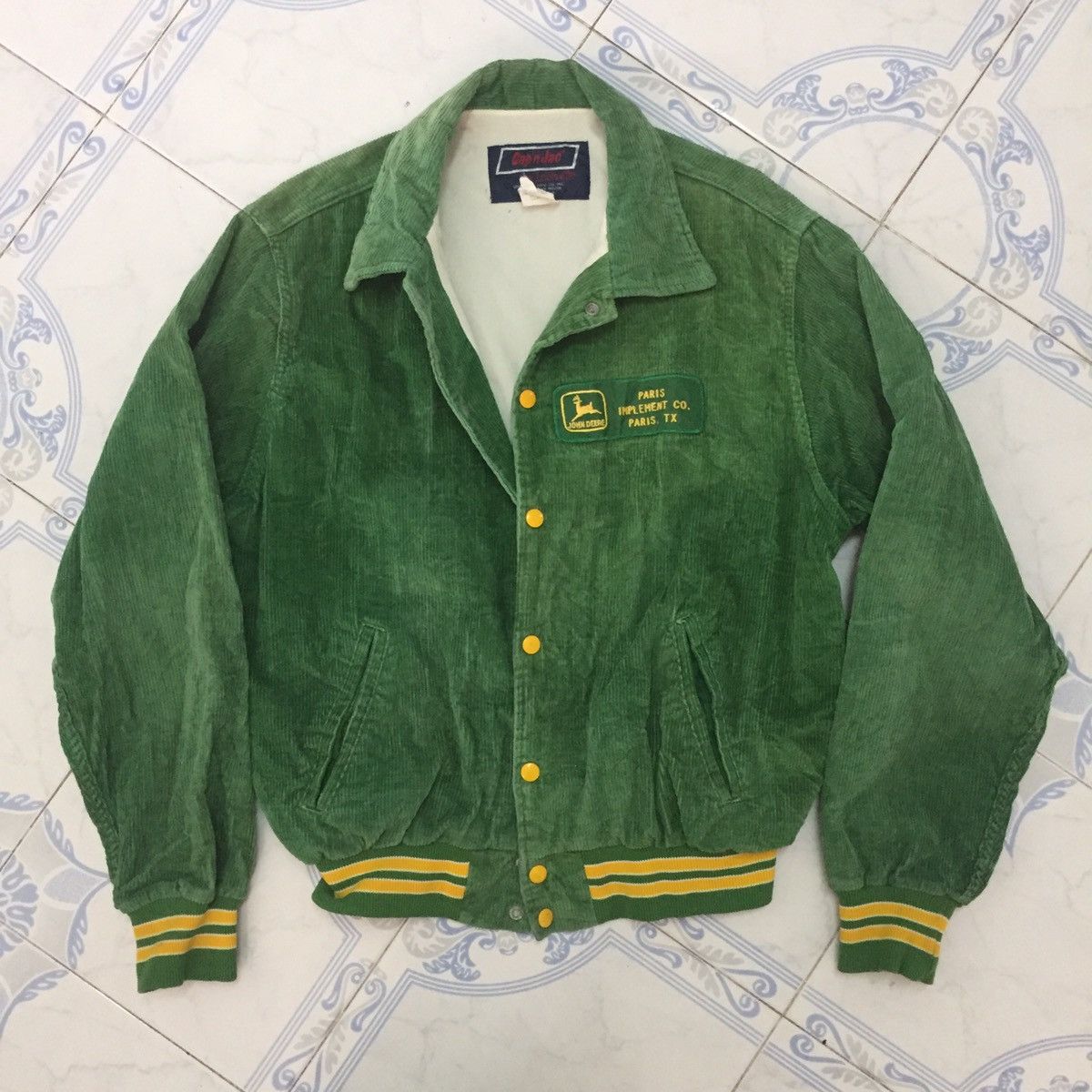 John Deere Vtg John Deere Cap’nJac Jacket Made in Usa Size US L / EU 52-54 / 3 - 12 Thumbnail