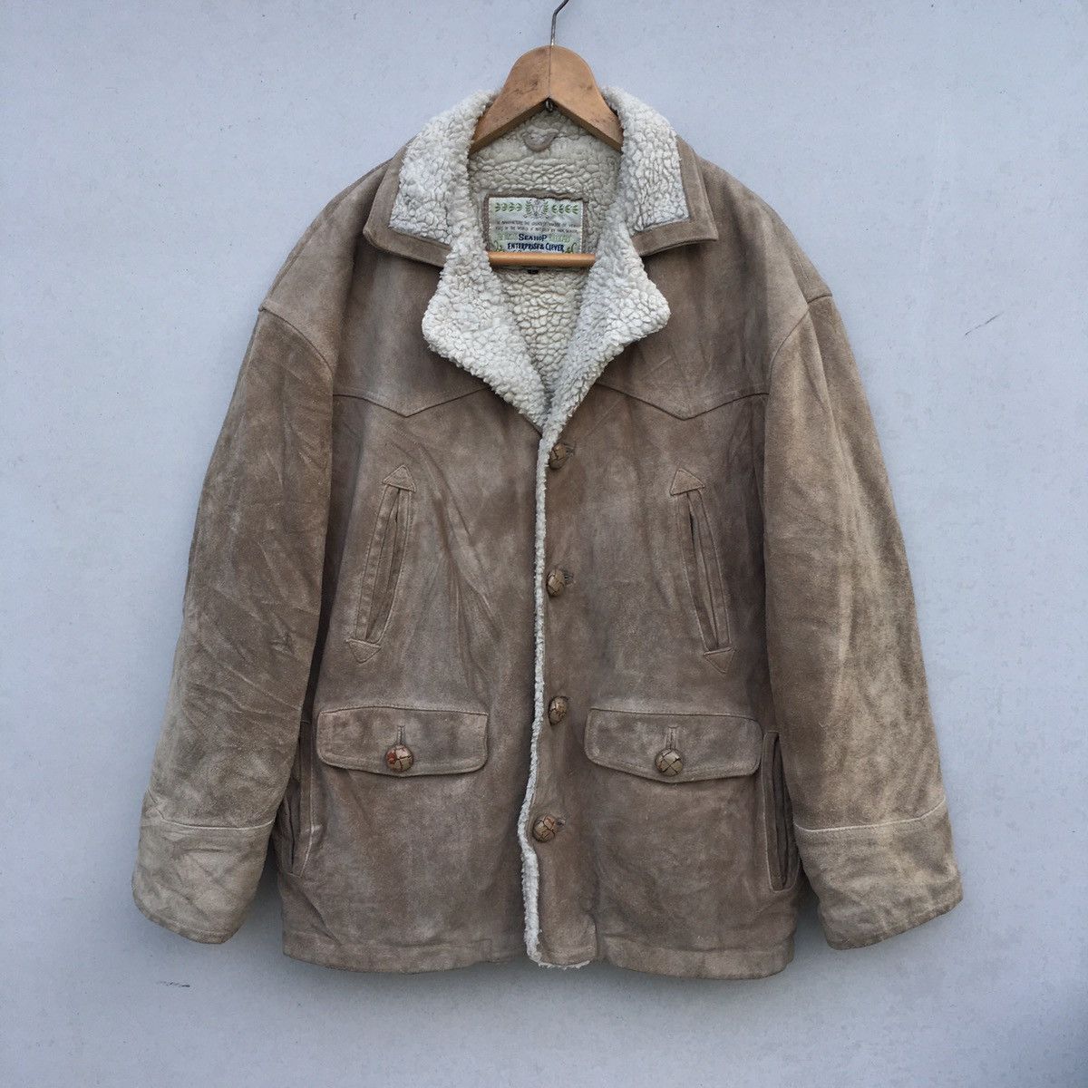 Vintage Marke Berfreund hot suede jacket