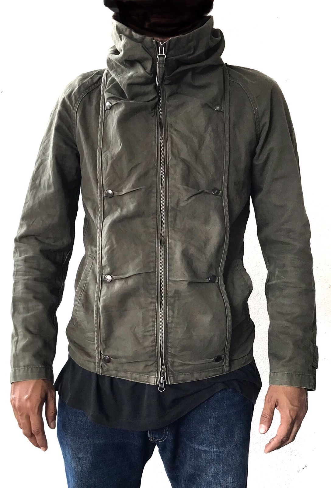 Japanese Brand Custom Culture Black Green Army Style Jacket Size US M / EU 48-50 / 2 - 1 Thumbnail