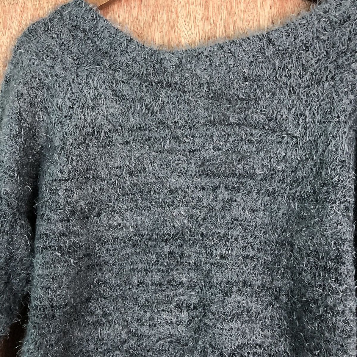 Homespun Knitwear W Closet Weanet Ino Shag Shaggy Fur Mohair Knitwear #6486 Size M / US 6-8 / IT 42-44 - 9 Thumbnail