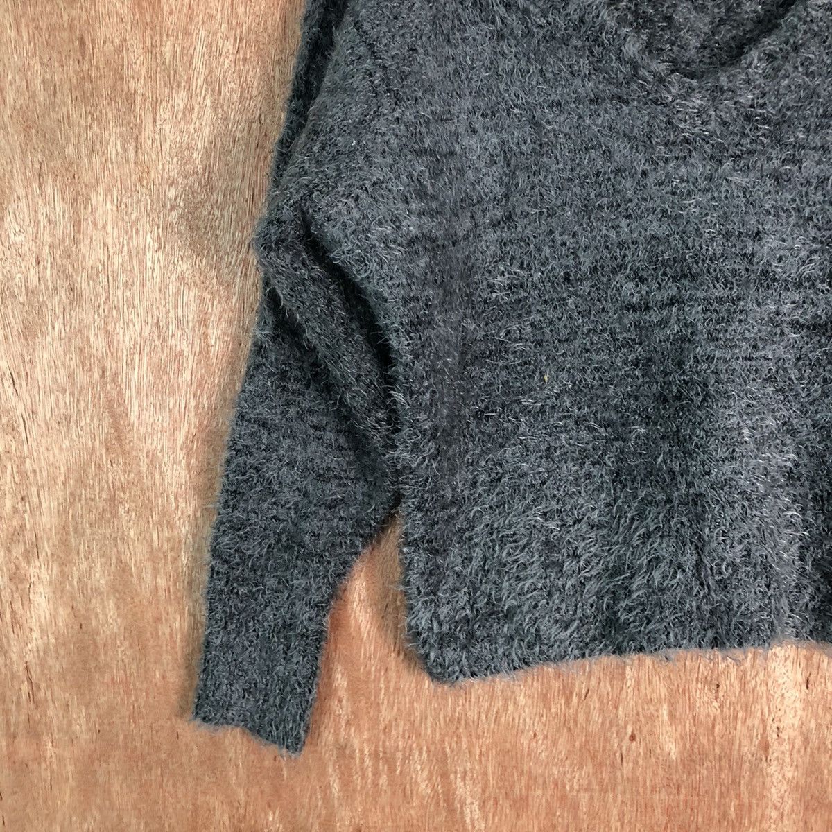 Homespun Knitwear W Closet Weanet Ino Shag Shaggy Fur Mohair Knitwear #6486 Size M / US 6-8 / IT 42-44 - 4 Thumbnail