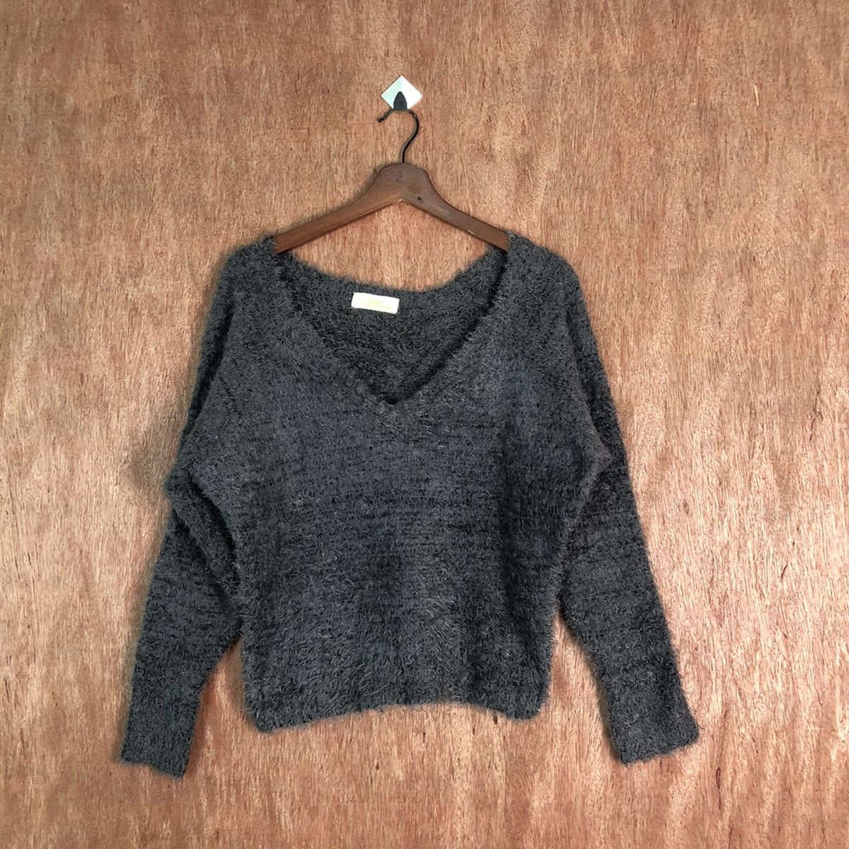 Homespun Knitwear W Closet Weanet Ino Shag Shaggy Fur Mohair Knitwear #6486 Size M / US 6-8 / IT 42-44 - 1 Thumbnail