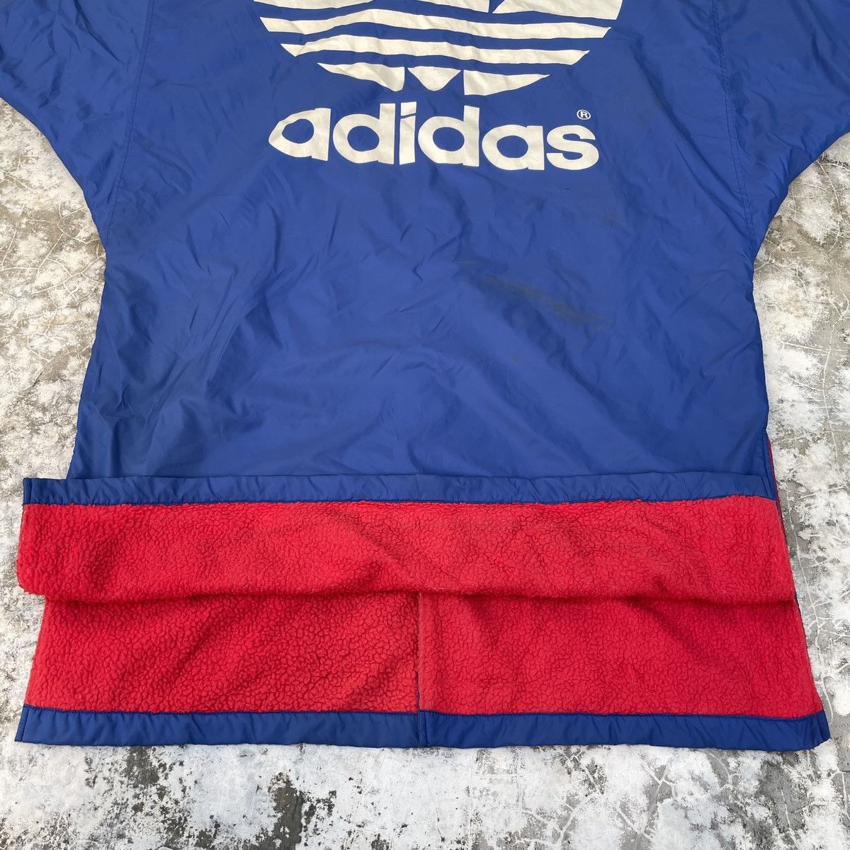 Adidas × Descente × Vintage Vintage 90s Adidas Descente Big Logo Sherpa Lining Jacket Size US L / EU 52-54 / 3 - 7 Thumbnail