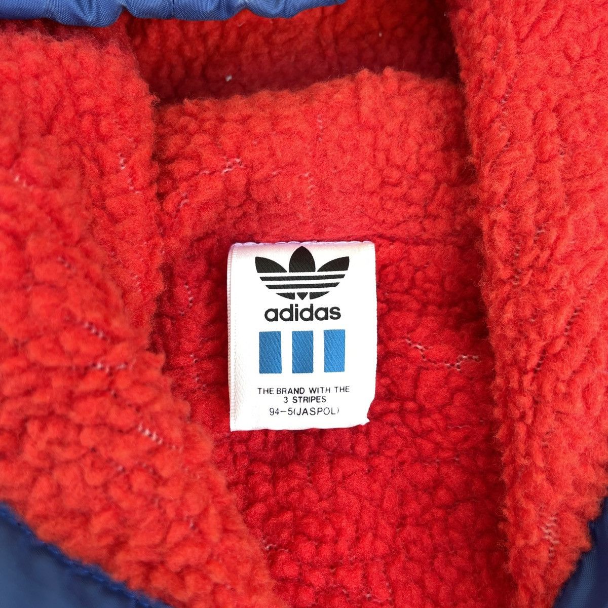 Adidas × Descente × Vintage Vintage 90s Adidas Descente Big Logo Sherpa Lining Jacket Size US L / EU 52-54 / 3 - 8 Thumbnail