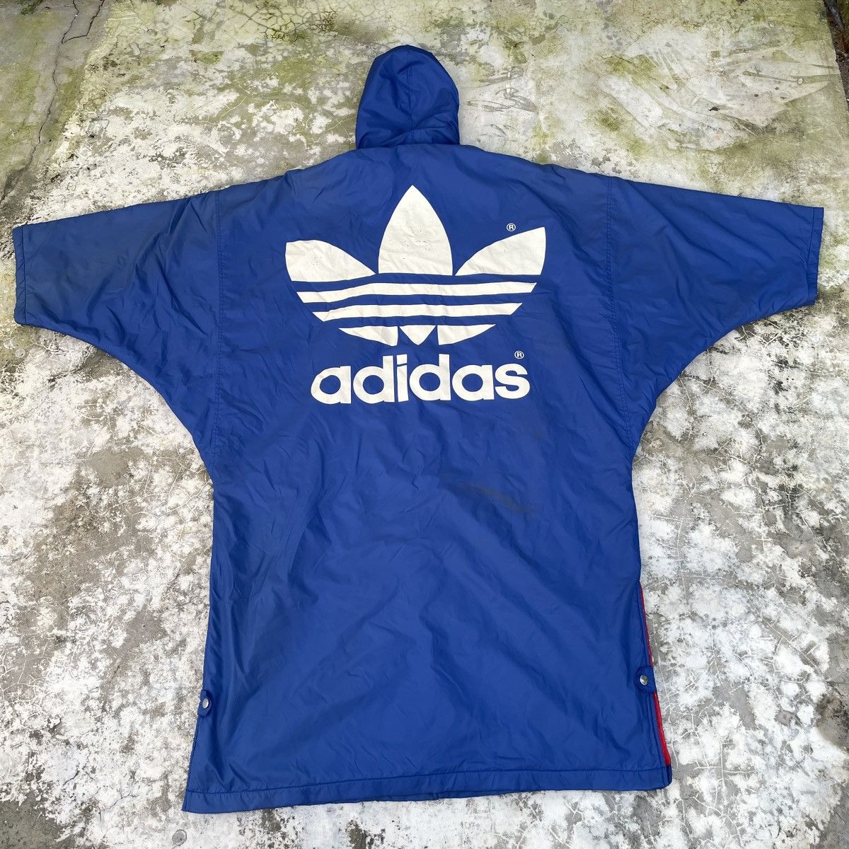 Adidas × Descente × Vintage Vintage 90s Adidas Descente Big Logo Sherpa Lining Jacket Size US L / EU 52-54 / 3 - 1 Thumbnail