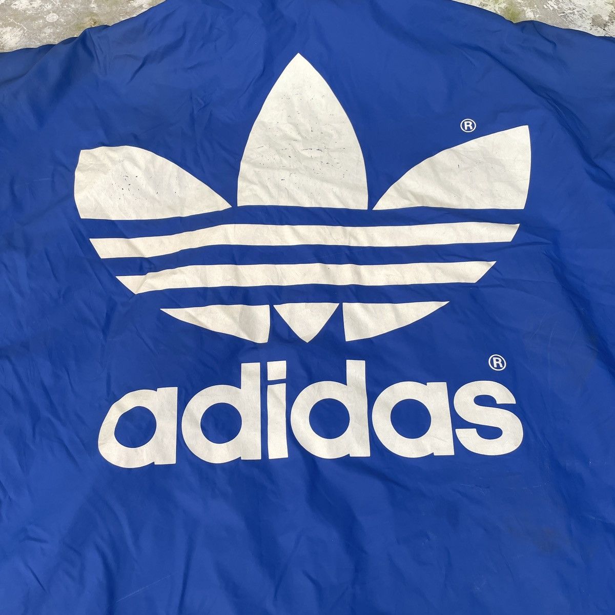 Adidas × Descente × Vintage Vintage 90s Adidas Descente Big Logo Sherpa Lining Jacket Size US L / EU 52-54 / 3 - 4 Thumbnail
