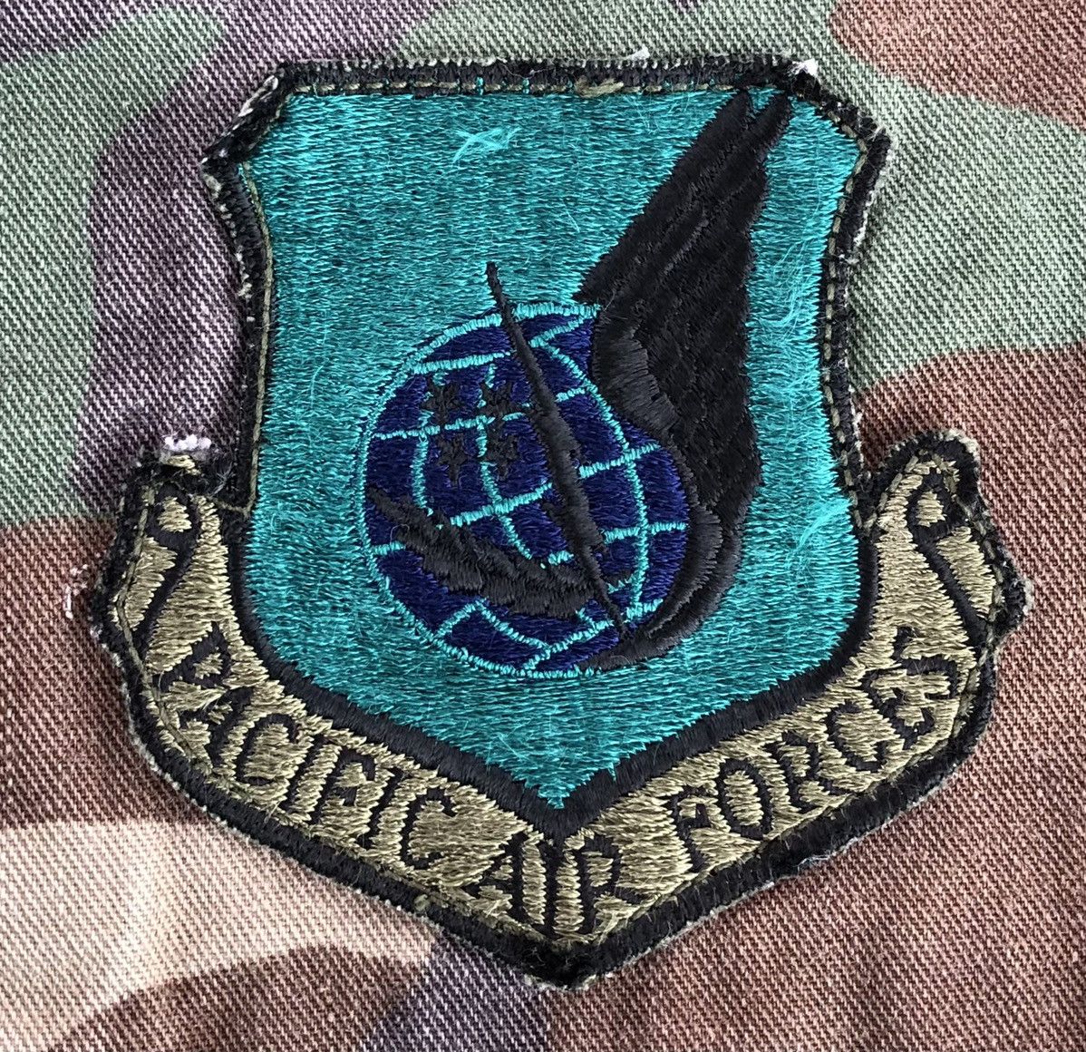 Vintage Vintage 1980s Patches Us Army Woodland Camo Field Jacket Size US M / EU 48-50 / 2 - 8 Thumbnail