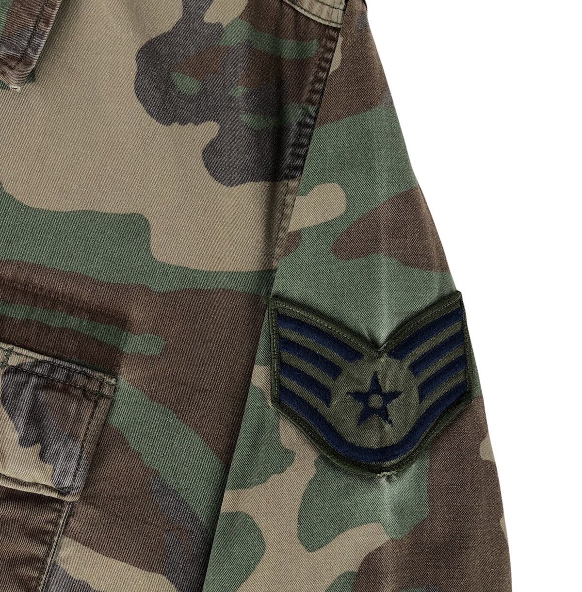 Vintage Vintage 1980s Patches Us Army Woodland Camo Field Jacket Size US M / EU 48-50 / 2 - 6 Thumbnail