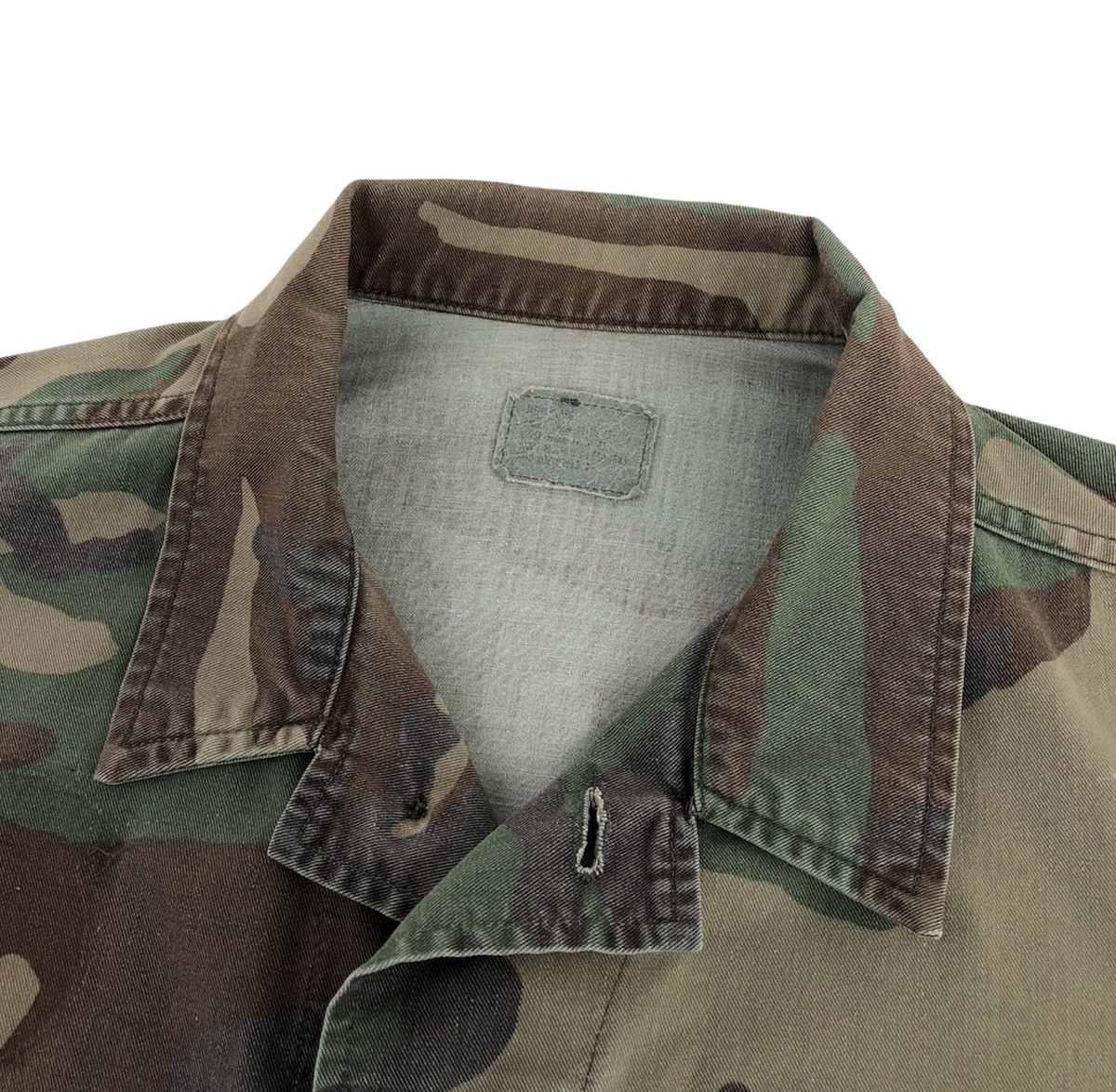 Vintage Vintage 1980s Patches Us Army Woodland Camo Field Jacket Size US M / EU 48-50 / 2 - 7 Thumbnail