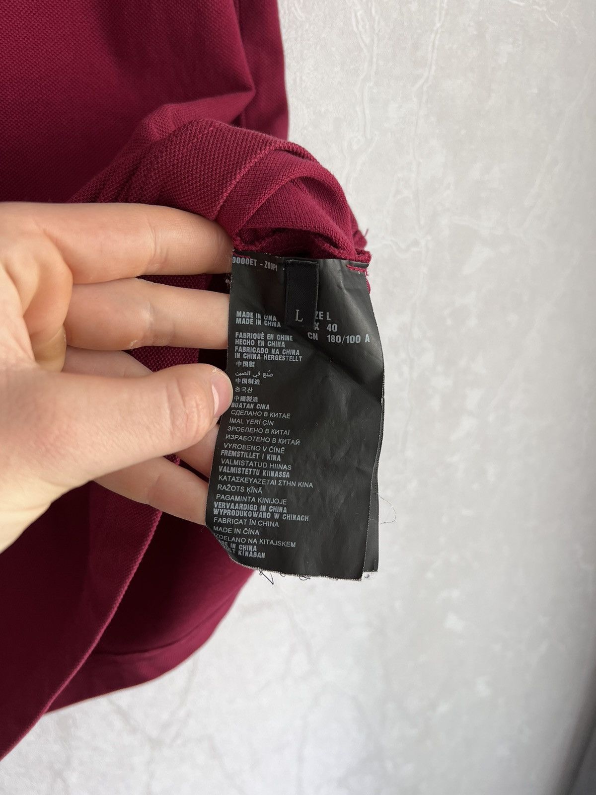Prada Prada Polo Red Tab T Shirt Size US L / EU 52-54 / 3 - 7 Thumbnail