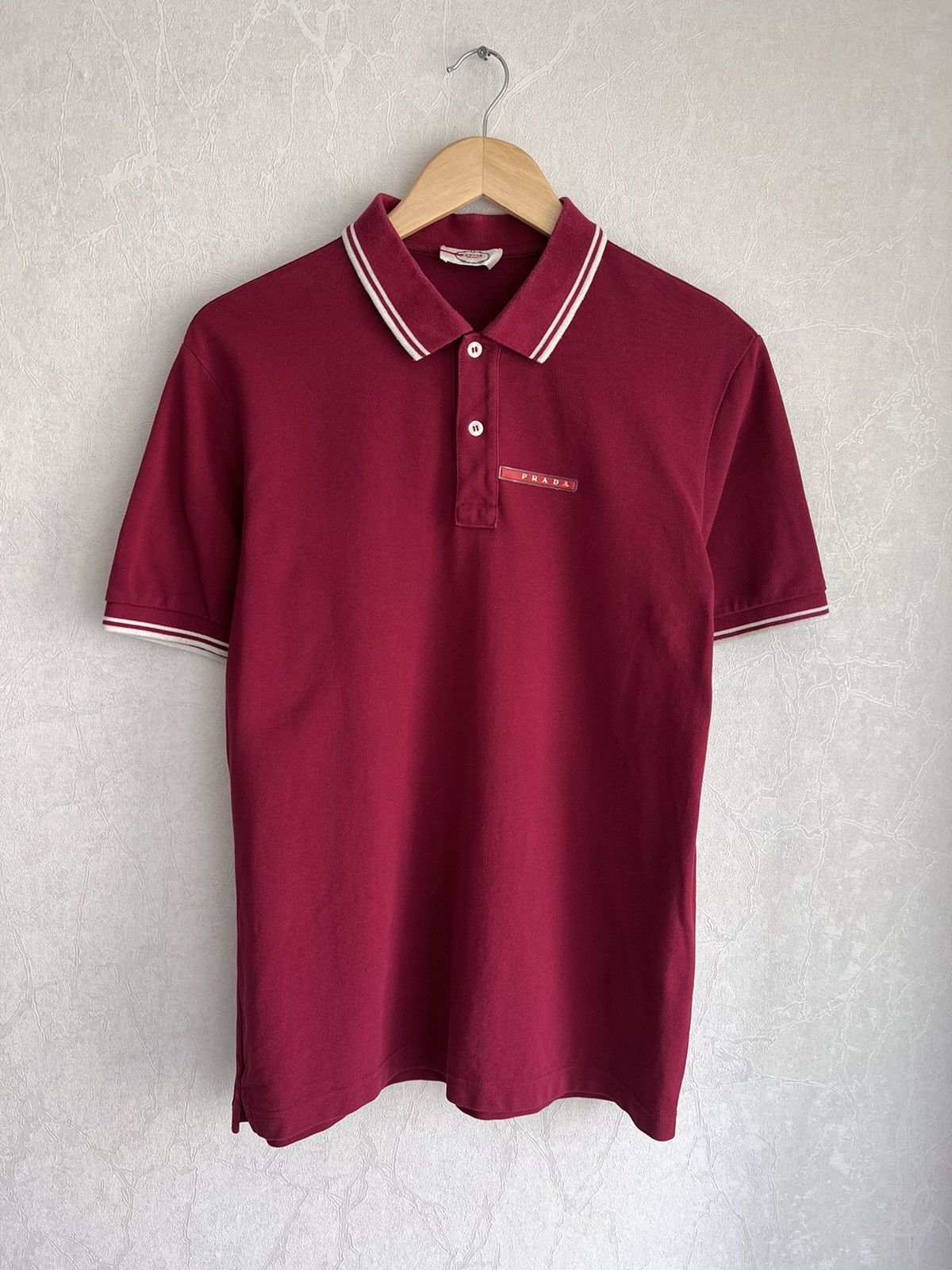 Prada Prada Polo Red Tab T Shirt Grailed