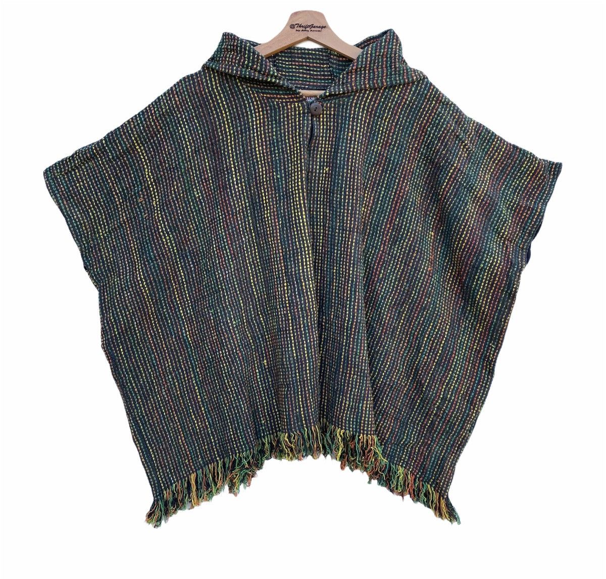 Vintage Malaika Rainbow Hooded Capes