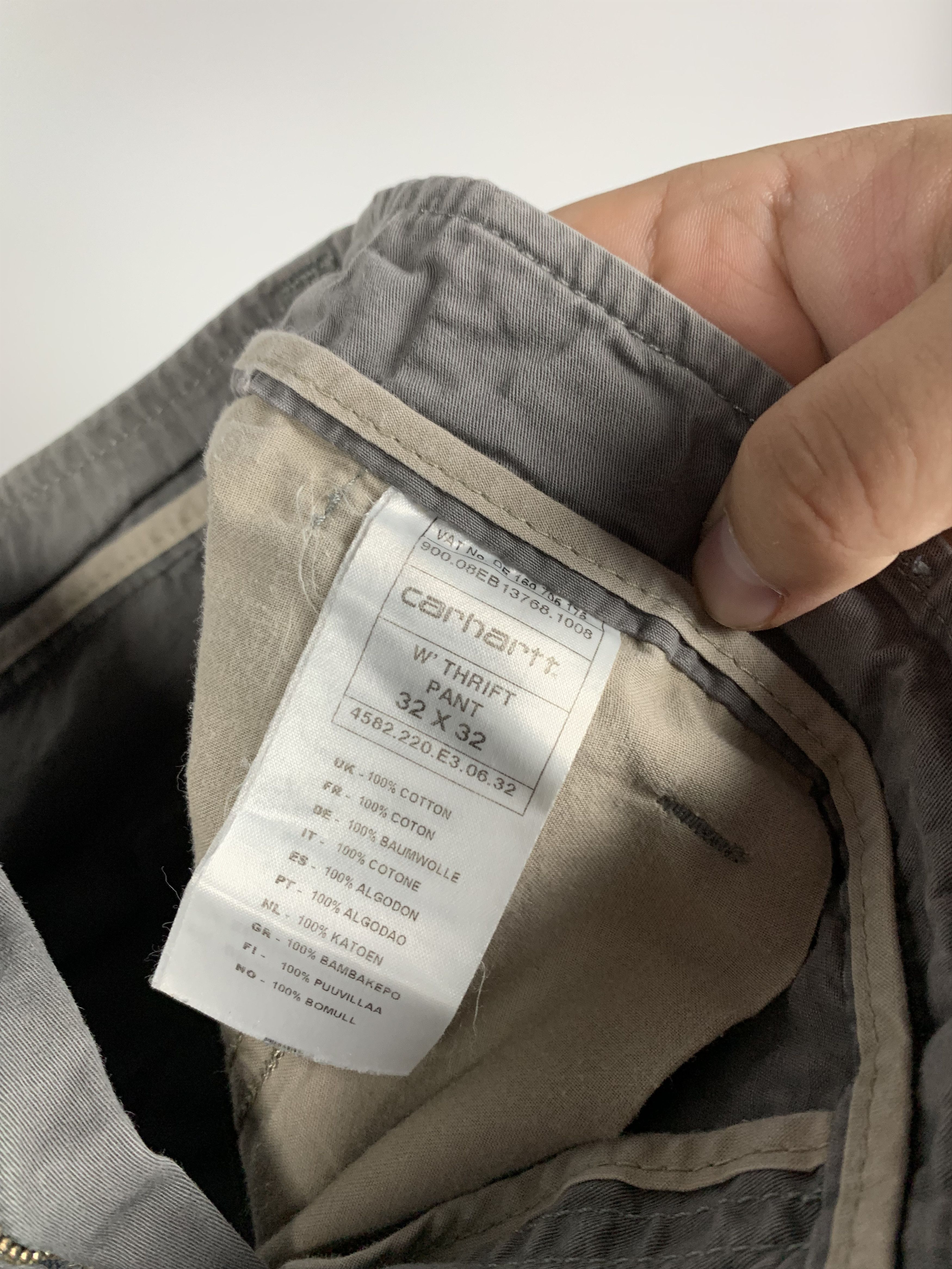 Carhartt × Vintage Carhartt WIP W’thrift Cargo Ripstop Pants,Trousers,Workers Size US 32 / EU 48 - 11 Thumbnail