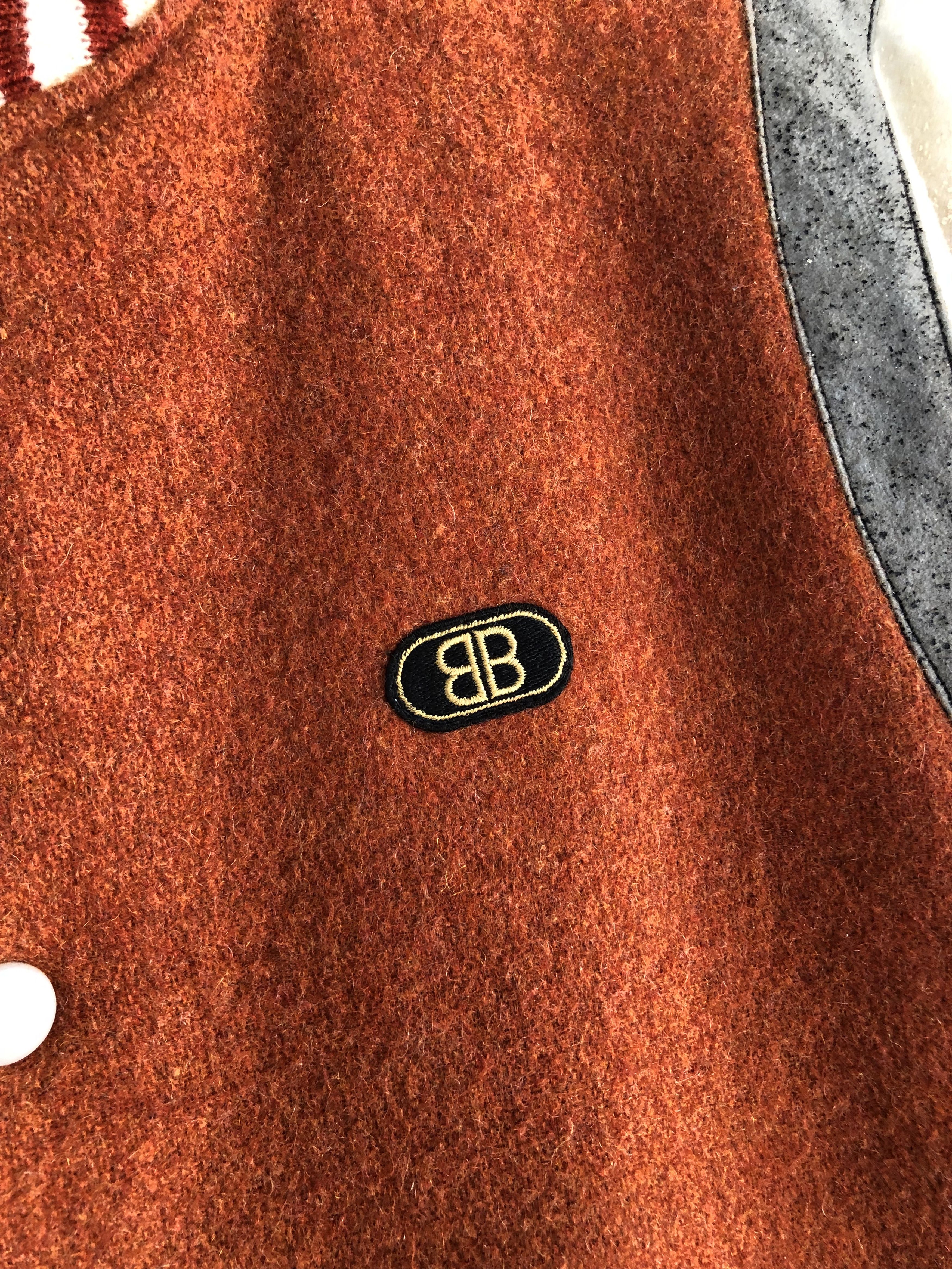Balenciaga RARE🔥VINTAGE 90’S BALENCIAGA SPORTS WOOL VARSITY JACKET Size US S / EU 44-46 / 1 - 4 Thumbnail