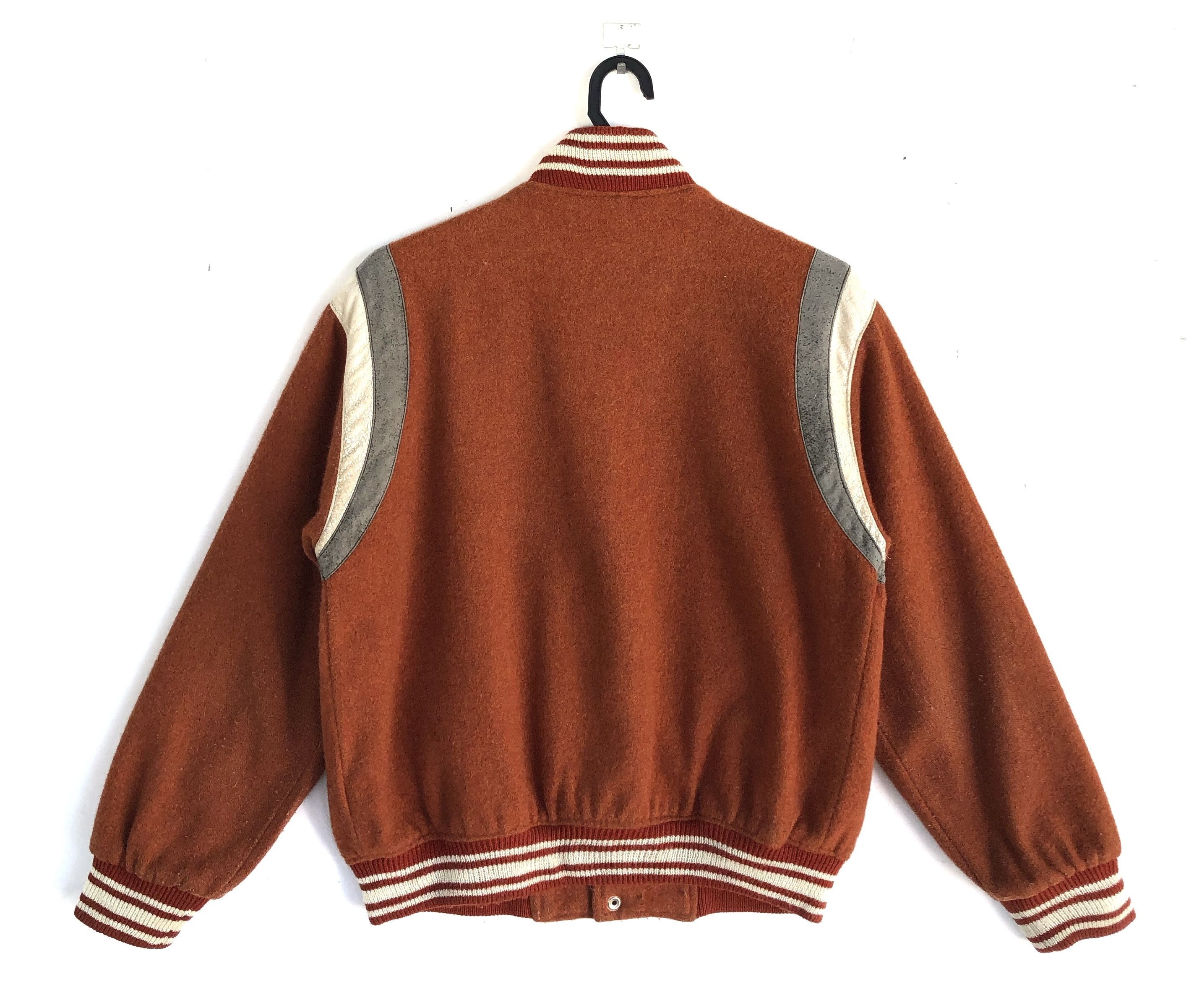 Balenciaga RARE🔥VINTAGE 90’S BALENCIAGA SPORTS WOOL VARSITY JACKET Size US S / EU 44-46 / 1 - 2 Thumbnail