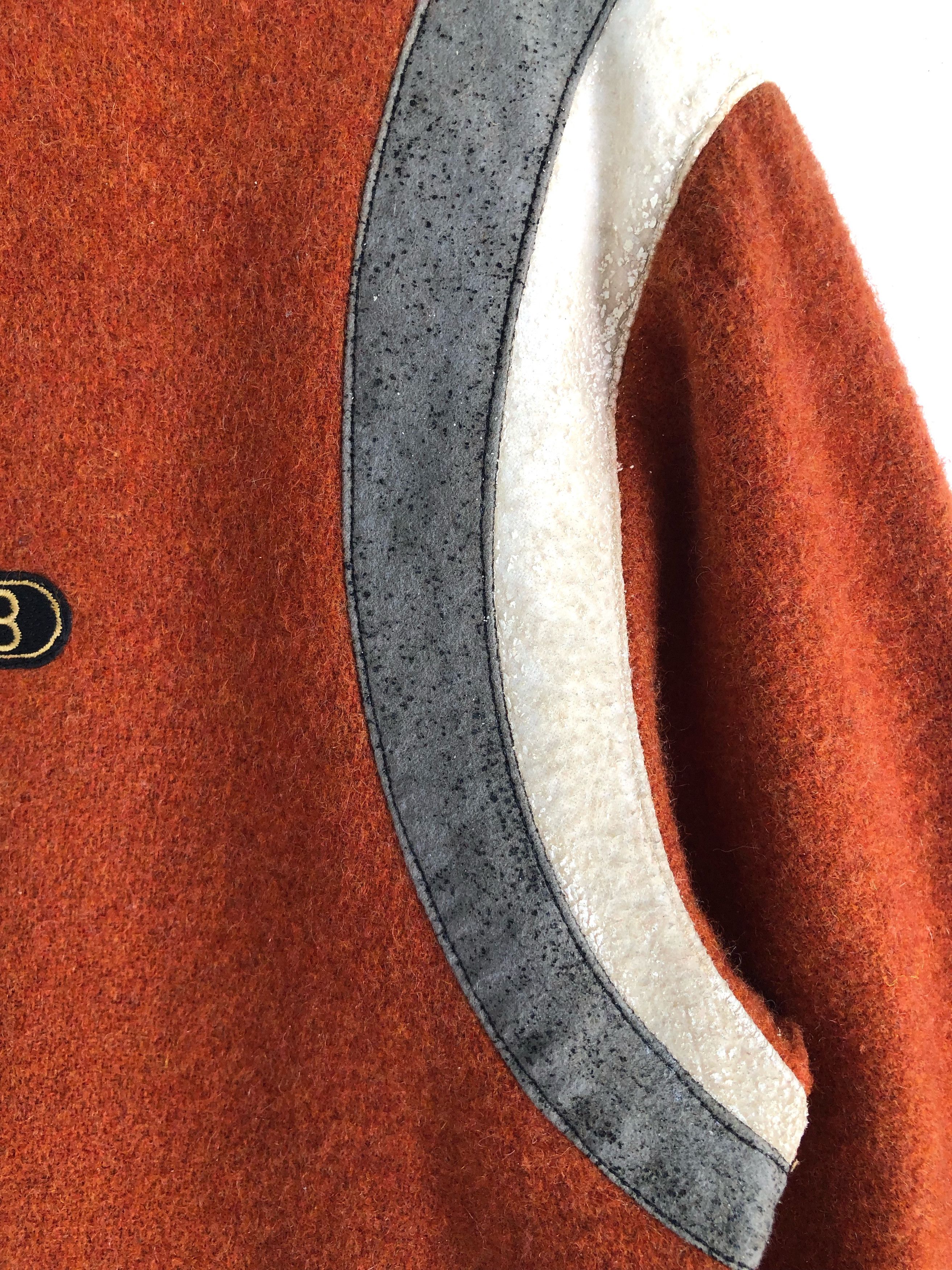 Balenciaga RARE🔥VINTAGE 90’S BALENCIAGA SPORTS WOOL VARSITY JACKET Size US S / EU 44-46 / 1 - 7 Thumbnail