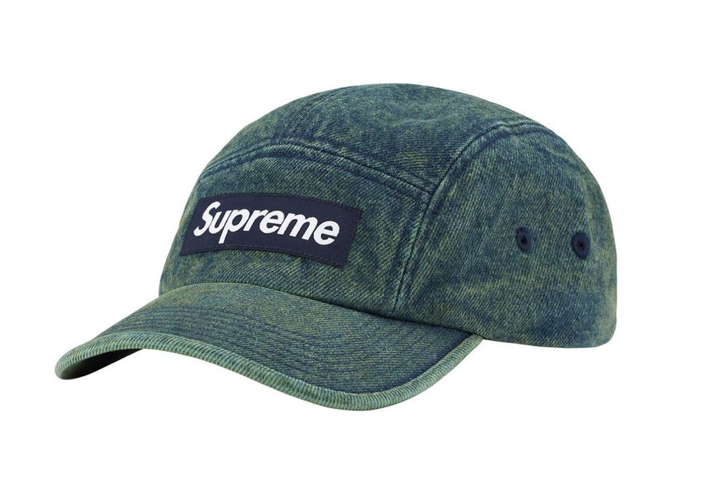 Supreme Supreme Denim Camp Cap Overdyed Green | Grailed