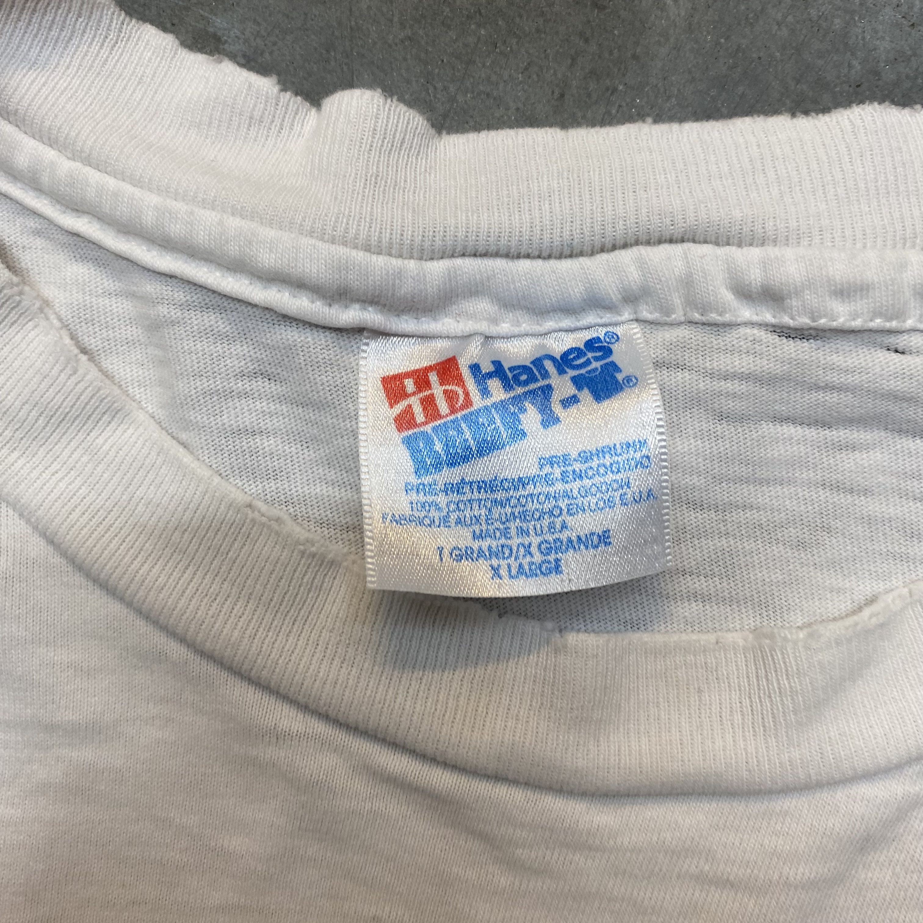 RayBan × USA Olympics × Vintage VTG 90s Thrashed USA Olympics Ray Bans Sponsored T Shirt Size US XL / EU 56 / 4 - 4 Thumbnail