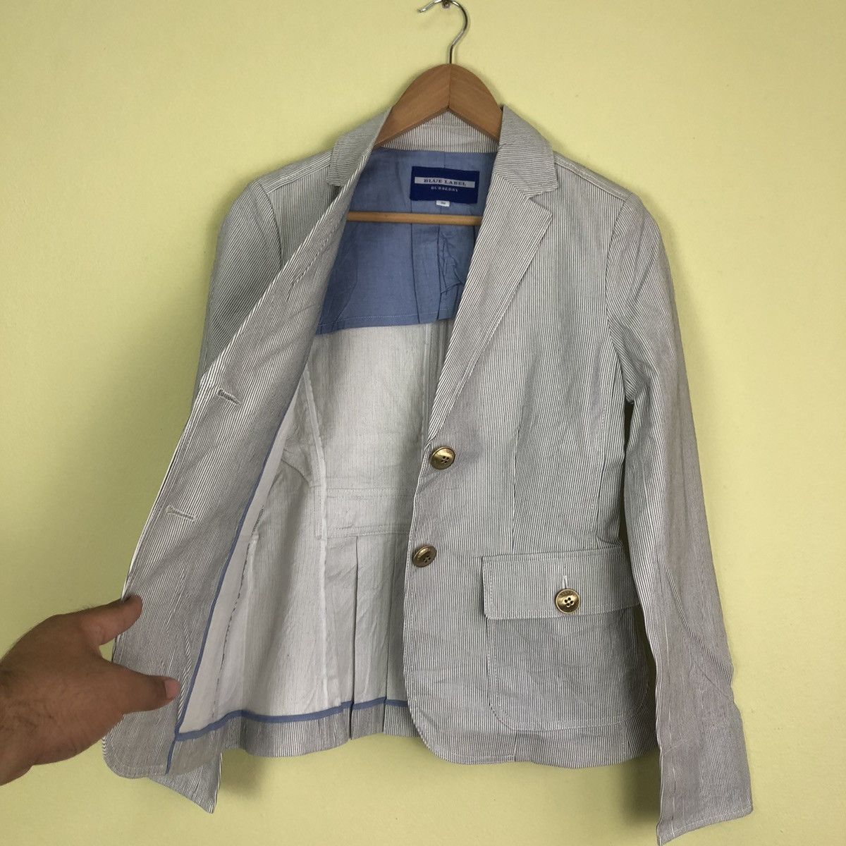 Burberry Burberry Casual Coat With Golden Button Size US S / EU 44-46 / 1 - 10 Thumbnail