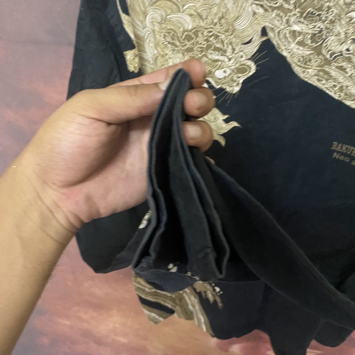 Japanese Brand × Vintage Vintage Japanese Sukajan Inspire Dragon Fullprint Tee Size US M / EU 48-50 / 2 - 7 Thumbnail