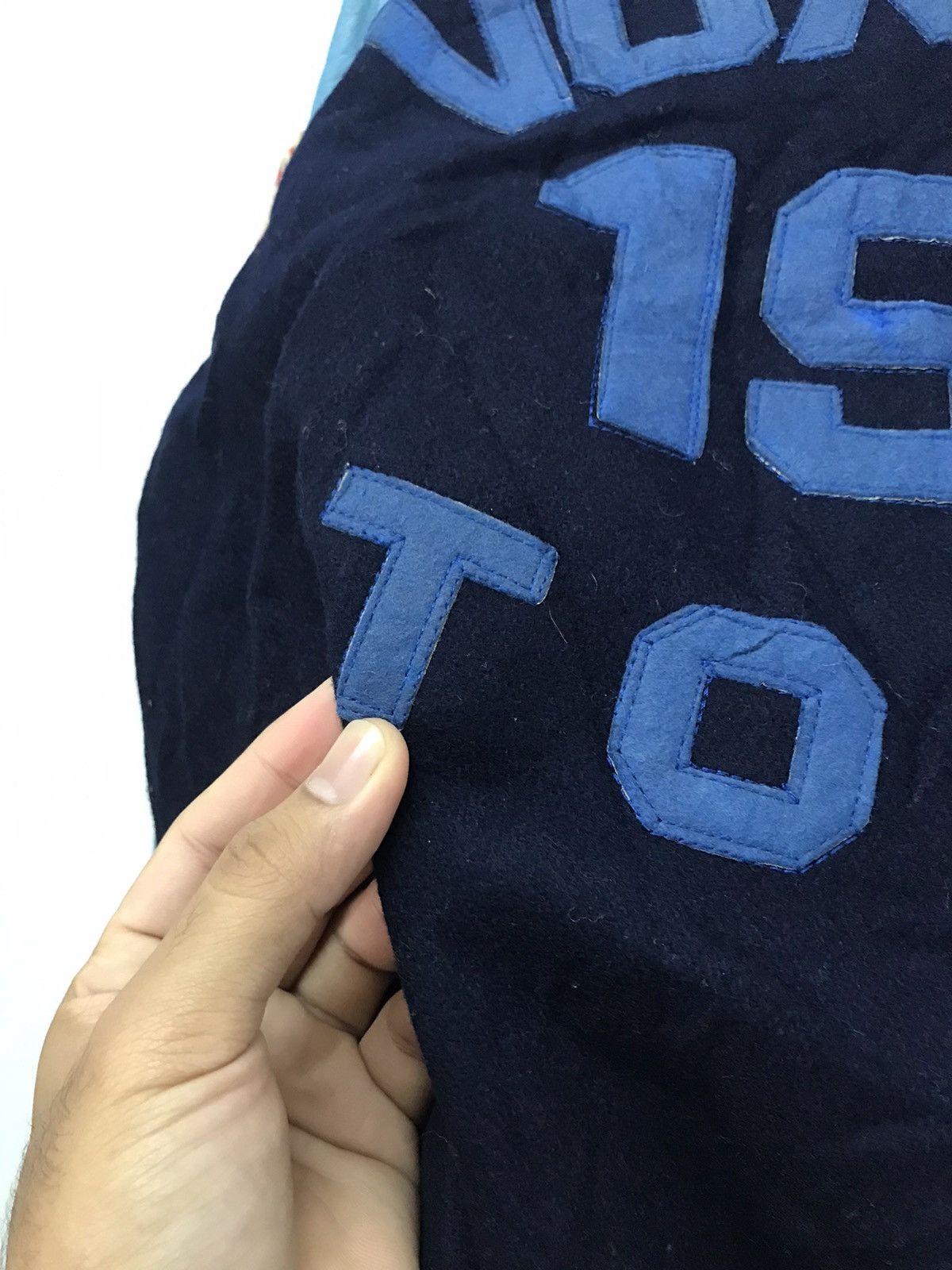 Japanese Brand Rare Vintage Vox Crew 1934 Tokyo Varsity Jackets Arm Leather Size US L / EU 52-54 / 3 - 17 Thumbnail