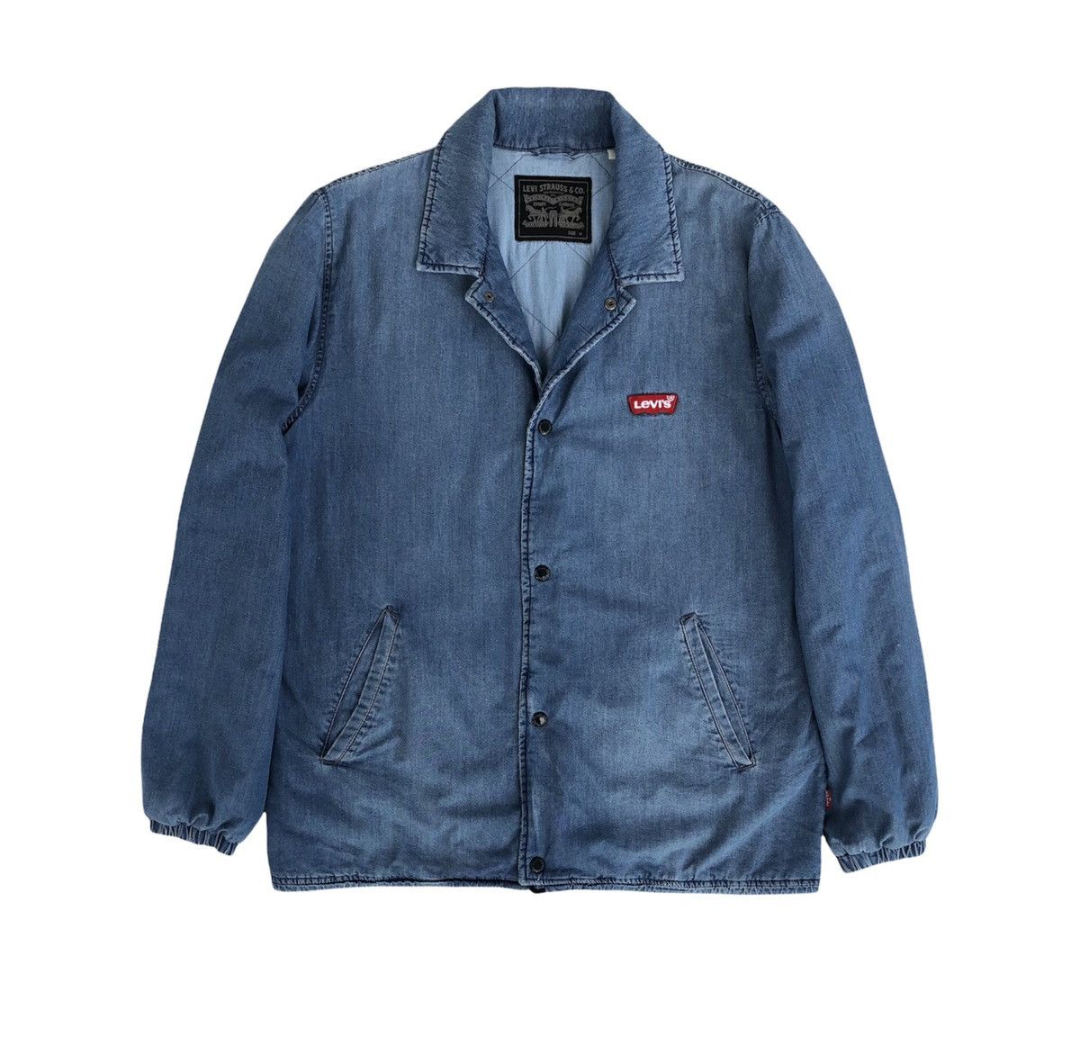 Levi's Levis Mens Filled Coaches Jacket Indigo Stone Size US M / EU 48-50 / 2 - 2 Thumbnail