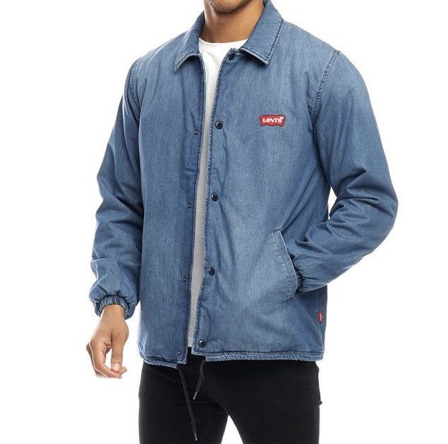 Levi s Levi s Vintage Clothing Levis Mens Filled Coaches Jacket Indigo Stone Grailed