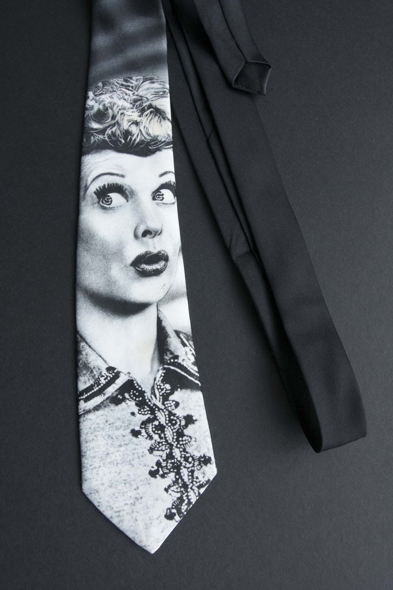 Ralph Marlin × Vintage Ralph Marlin Necktie Tie " I love Lucy " 1992 Size ONE SIZE - 1 Thumbnail