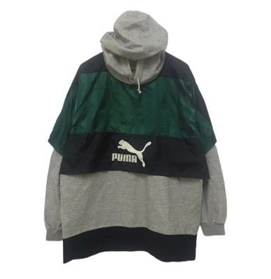 Japanese Brand × Puma × Vintage Vintage puma hoodie jacket nice design Size US L / EU 52-54 / 3 - 1 Thumbnail