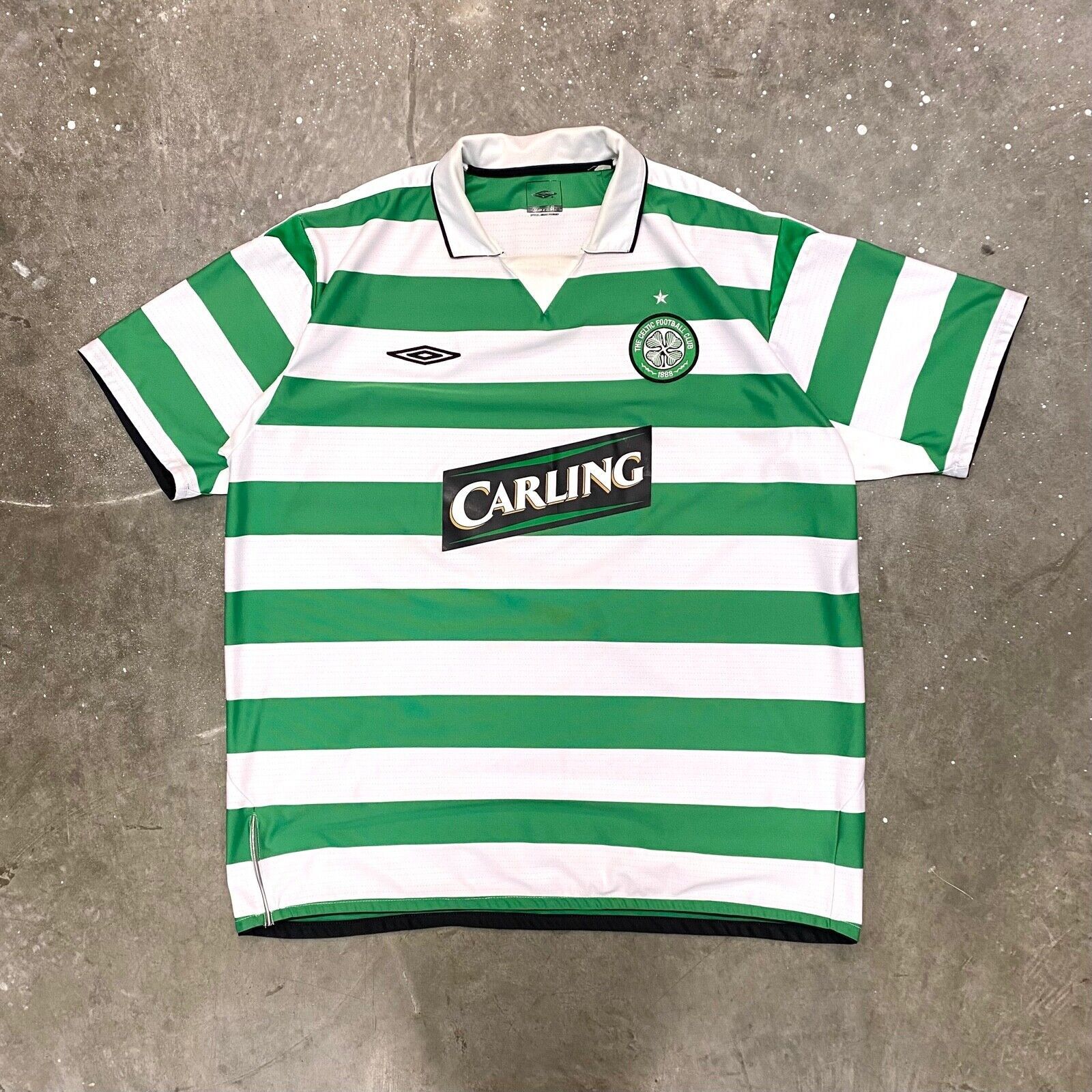 Umbro VTG Celtic Umbro 2004/05 Home Jersey Hoops Football Size US XXL / EU 58 / 5 - 1 Thumbnail