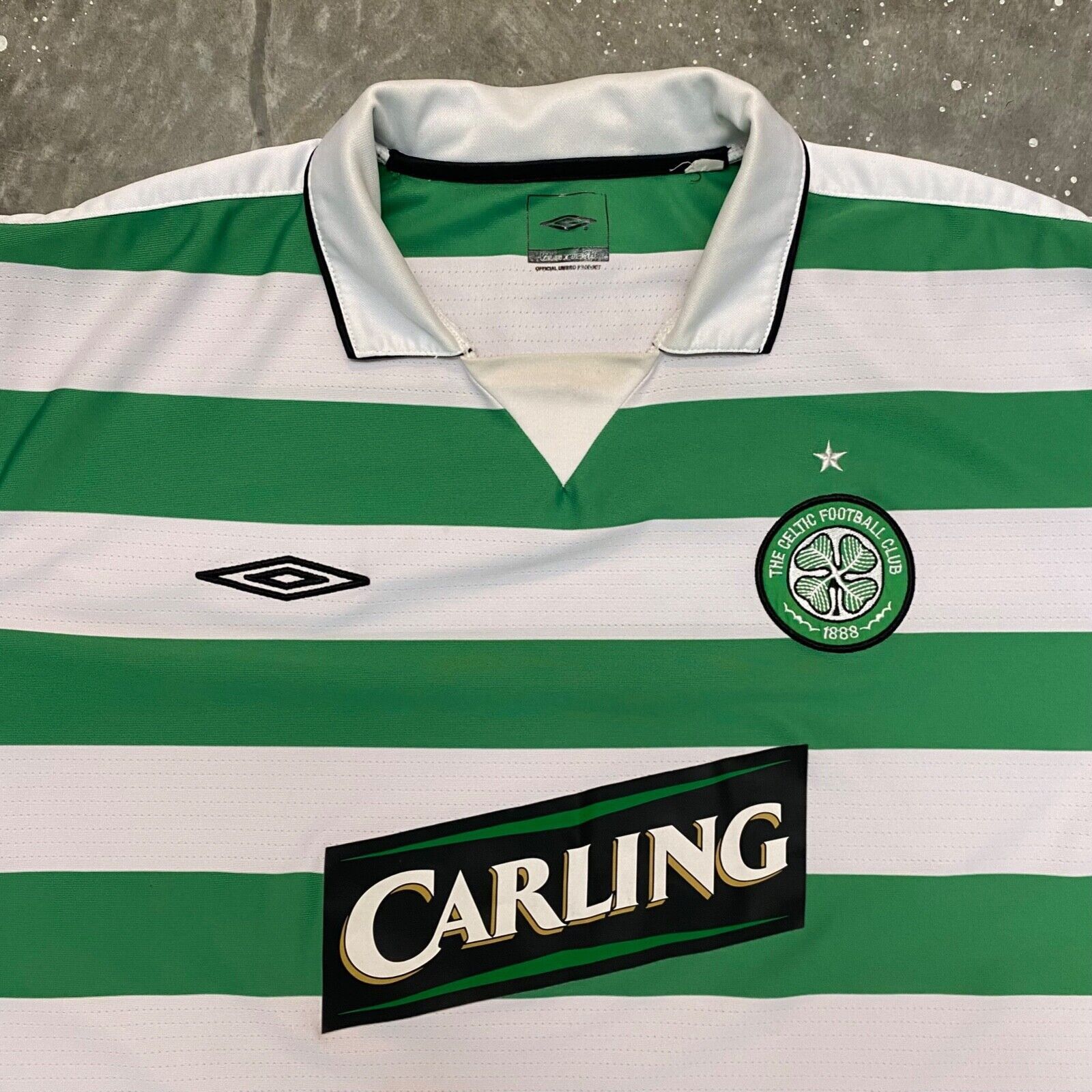 Umbro VTG Celtic Umbro 2004/05 Home Jersey Hoops Football Size US XXL / EU 58 / 5 - 2 Thumbnail