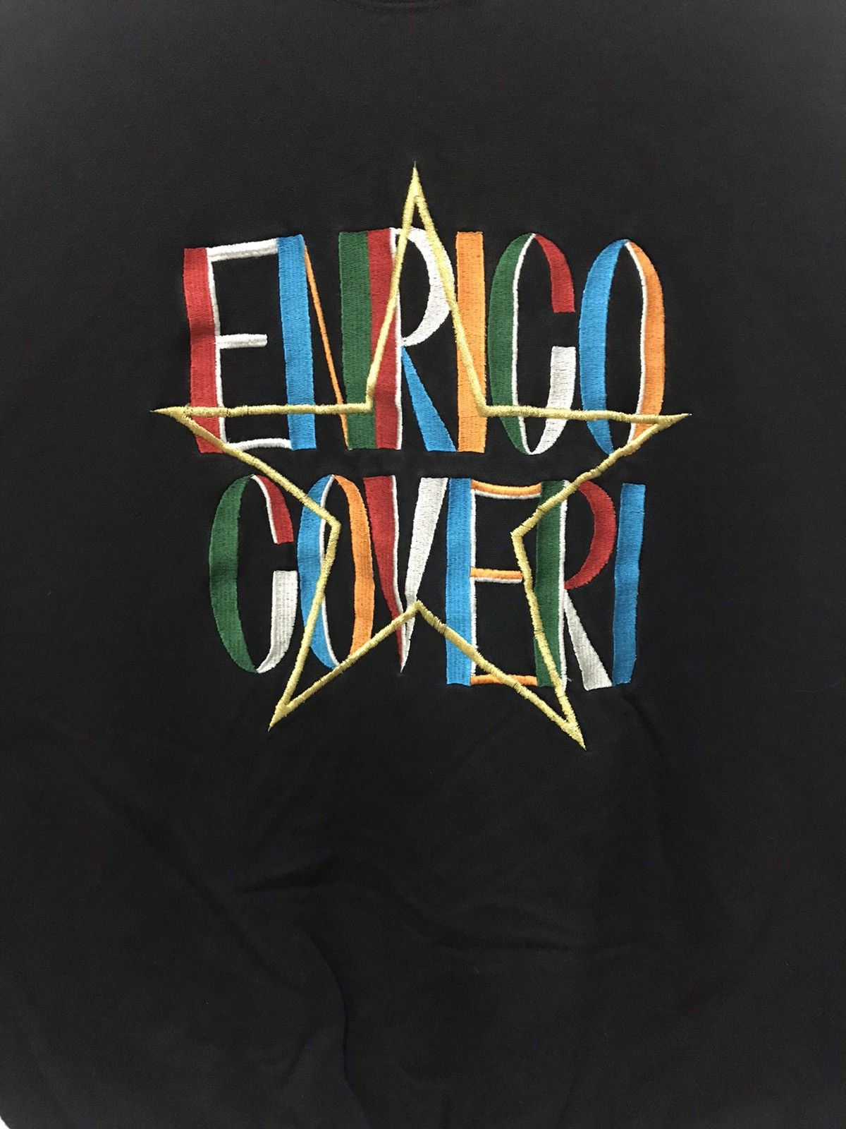 Enrico Coveri Enrico Caveri Sweatshirt Crewneck Big Logo Multicolor Size US M / EU 48-50 / 2 - 3 Thumbnail