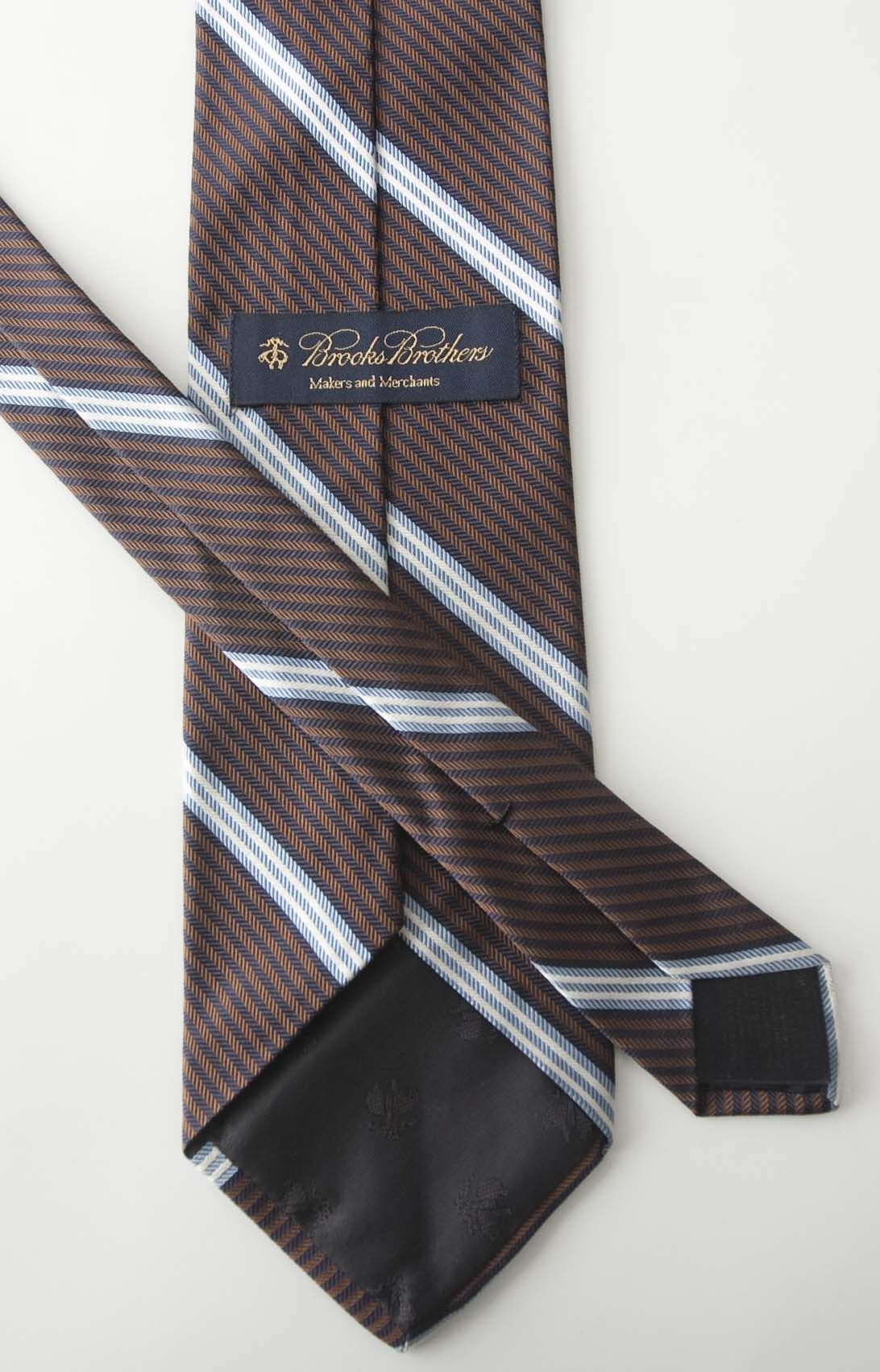 Brooks Brothers Brooks Brothers Tie Makers and Merchants Brown Size ONE SIZE - 1 Thumbnail