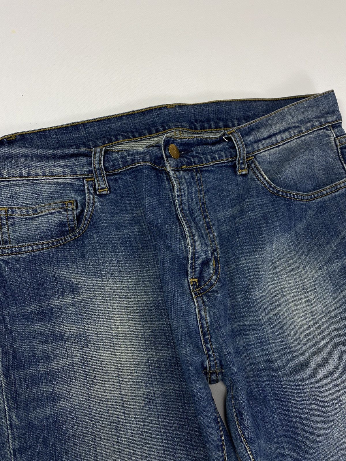 Carhartt 🔥LASTDROP🔥 Carhatt WIP Denim Jeans Leather Patch Slim Fit Size US 31 - 10 Thumbnail