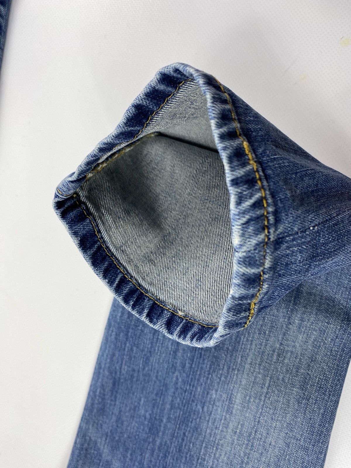 Carhartt 🔥LASTDROP🔥 Carhatt WIP Denim Jeans Leather Patch Slim Fit Size US 31 - 5 Thumbnail