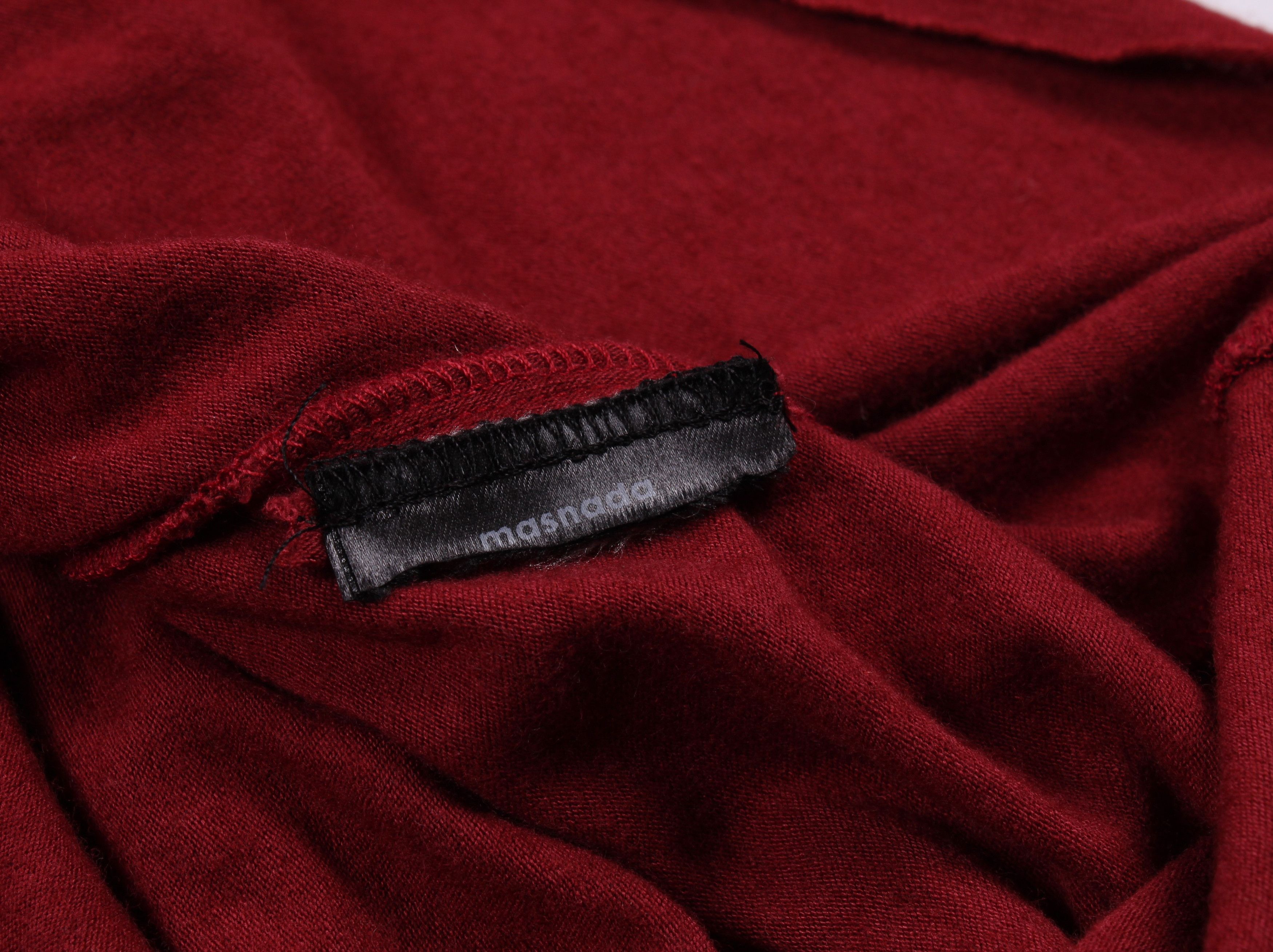 Masnada Masnada Avant Garde Light Red Sweater Jumper like Rick Owеns Size US M / EU 48-50 / 2 - 5 Thumbnail