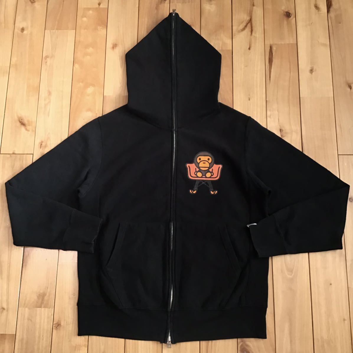 Bape × Nigo BAPE Chair milo Full zip hoodie Black a bathing ape NIGO Size US S / EU 44-46 / 1 - 2 Thumbnail