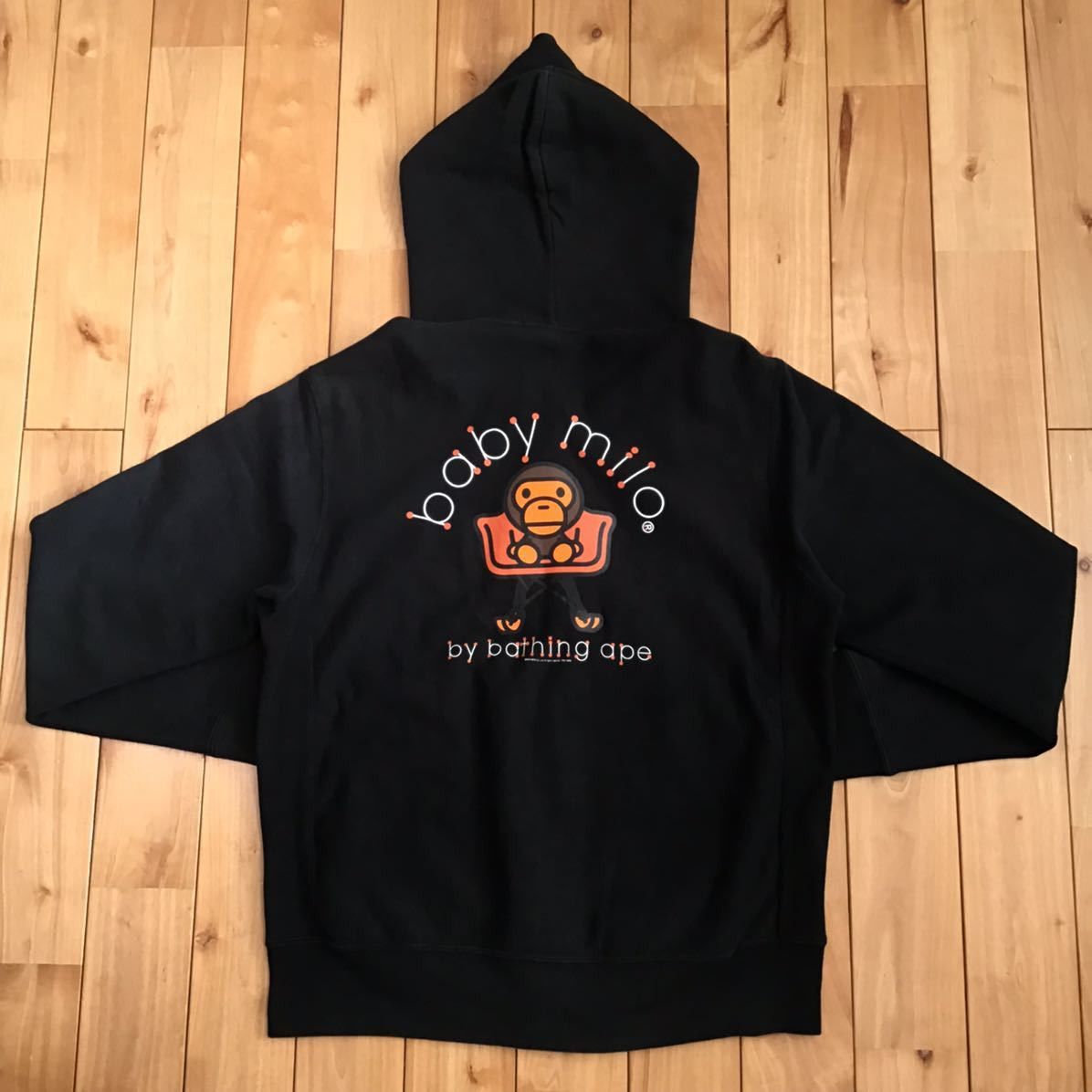 Bape × Nigo BAPE Chair milo Full zip hoodie Black a bathing ape NIGO Size US S / EU 44-46 / 1 - 3 Thumbnail